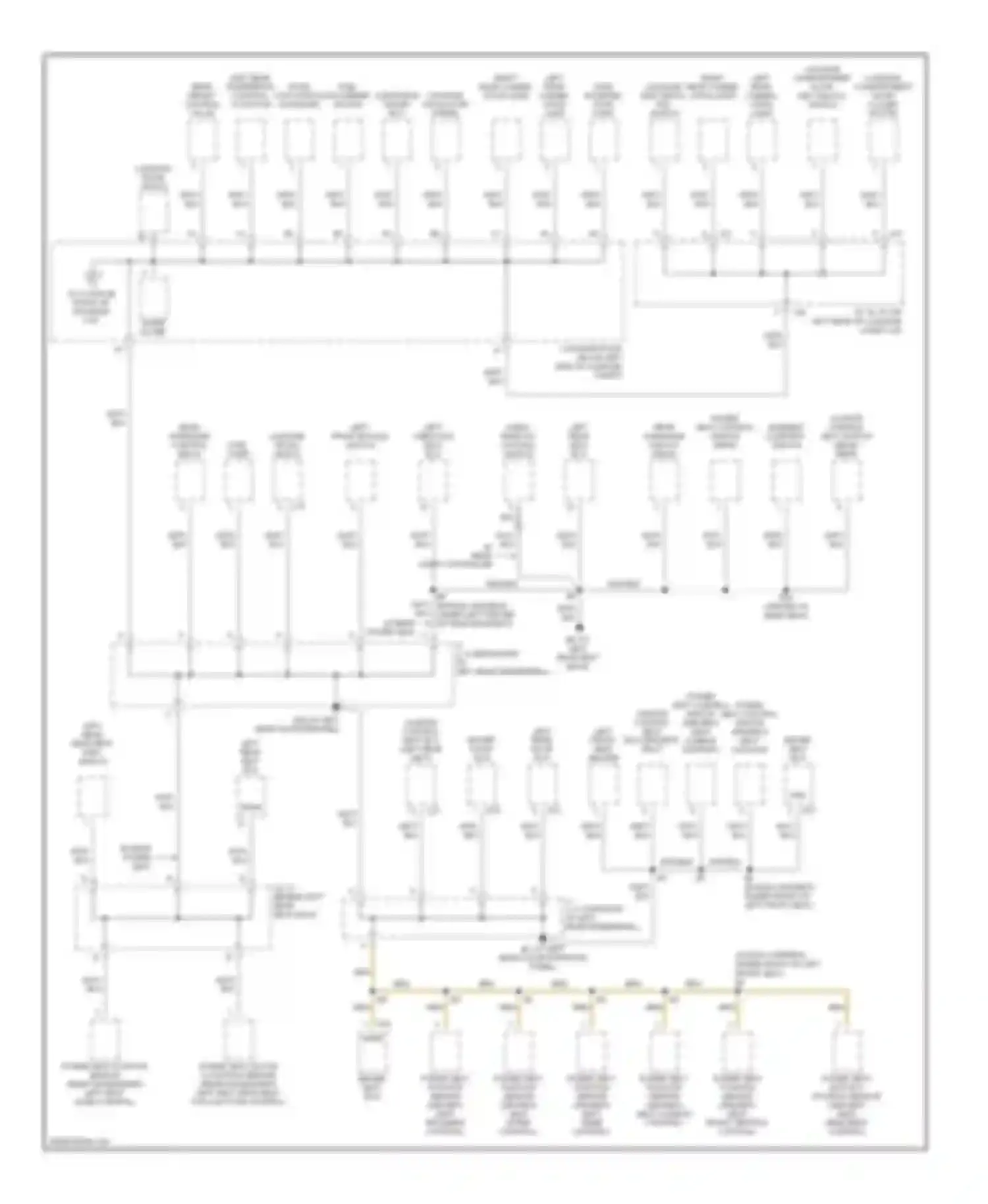 LS Lexus III facelift (2003-2006): Ground distribution circuit (4 of 5)