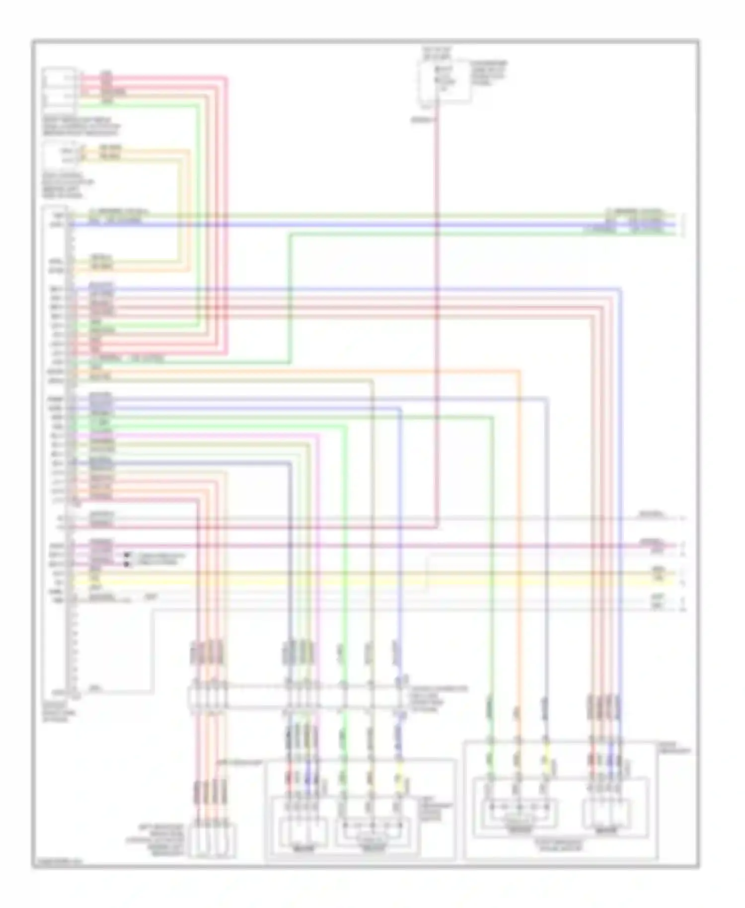 LS Lexus III facelift (2003-2006): Adaptive front lighting circuit (1 of 2)