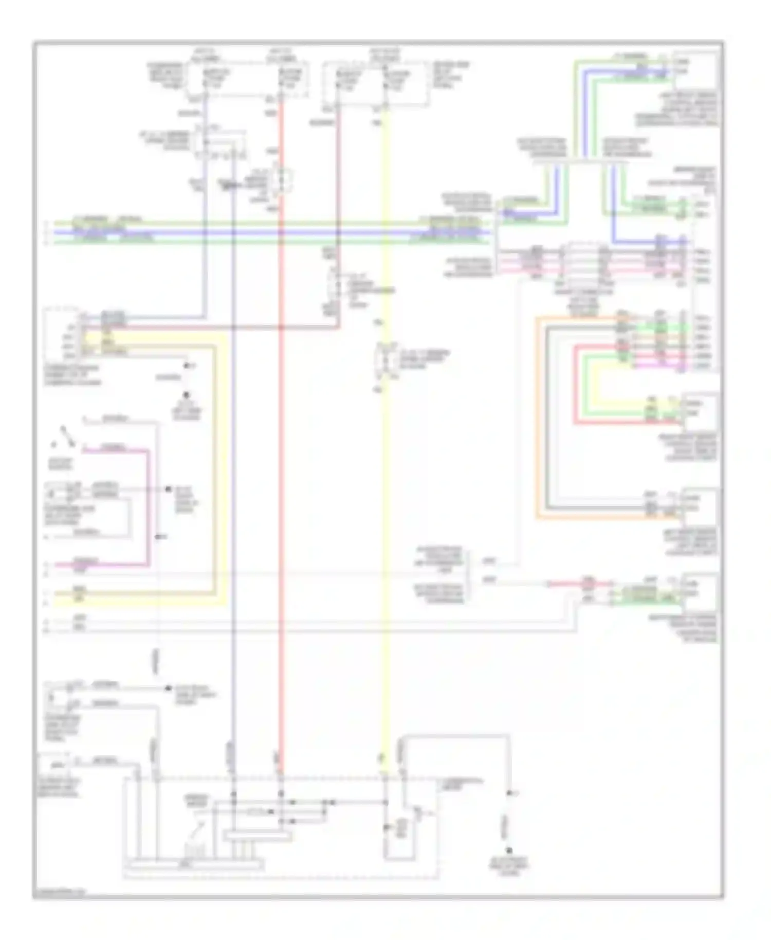 LS Lexus III facelift (2003-2006): Adaptive front lighting circuit (2 of 2)