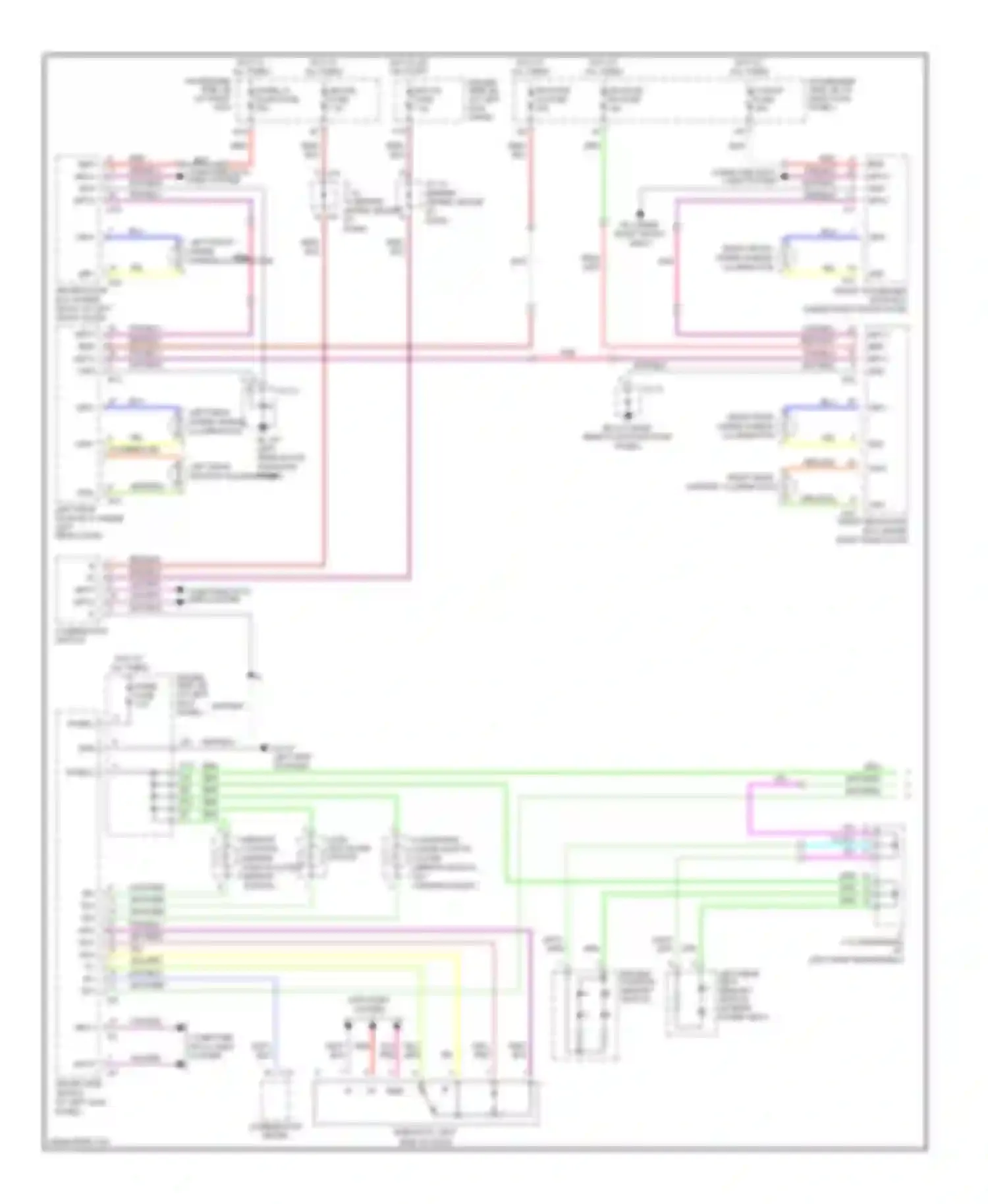 LS Lexus III facelift (2003-2006): Instrument illumination circuit (1 of 2)
