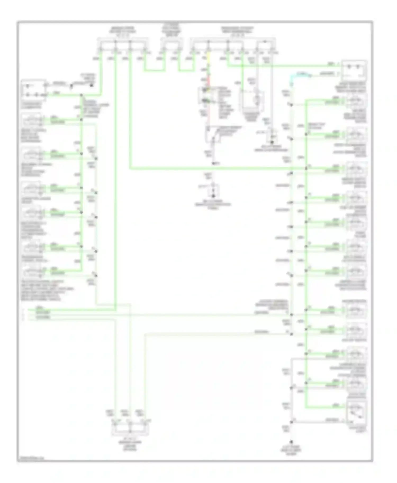 LS Lexus III facelift (2003-2006): Instrument illumination circuit (2 of 2)