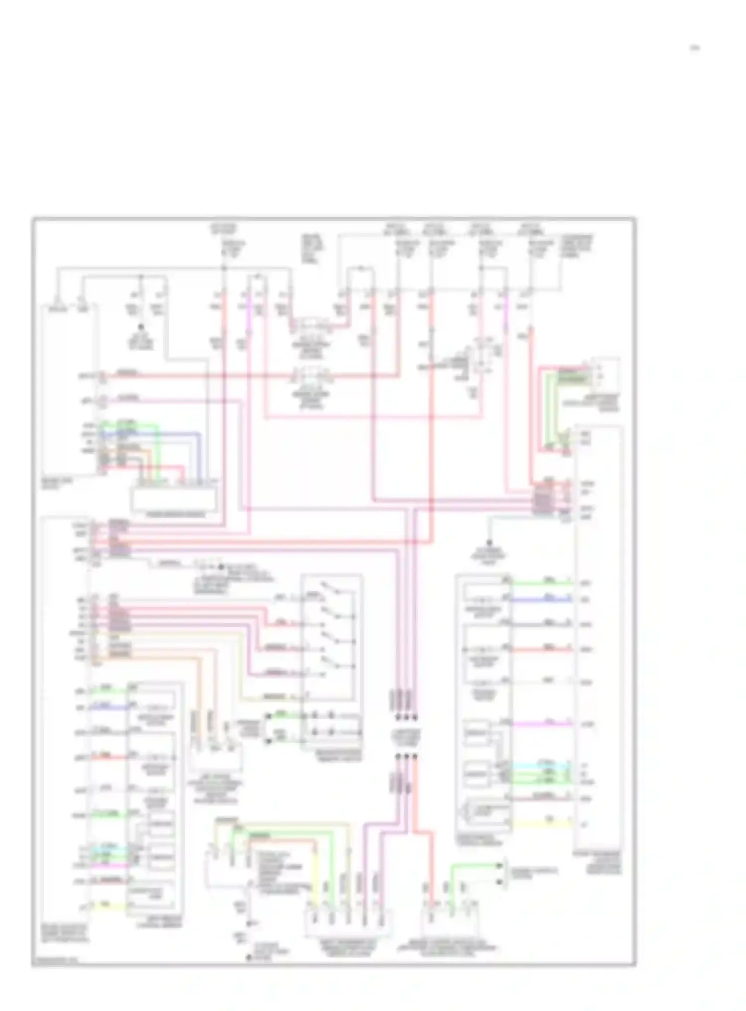 LS Lexus III facelift (2003-2006): Memory mirrors circuit