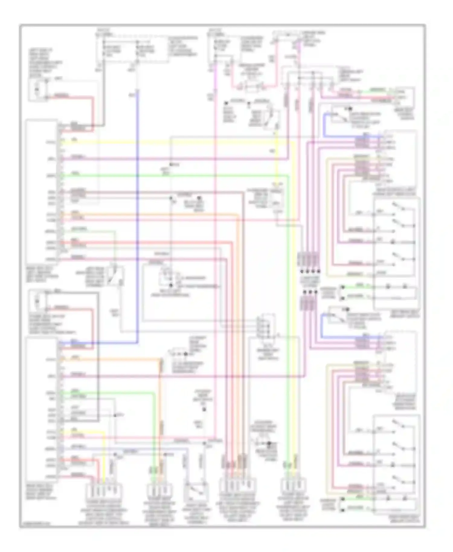 LS Lexus III facelift (2003-2006): Memory rear seat circuit