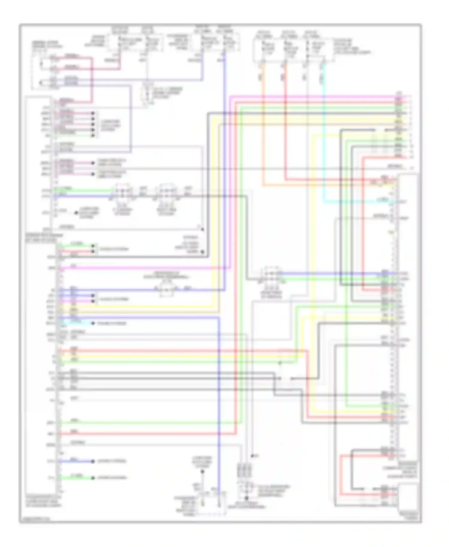 LS Lexus III facelift (2003-2006): Navigation circuit (1 of 2)