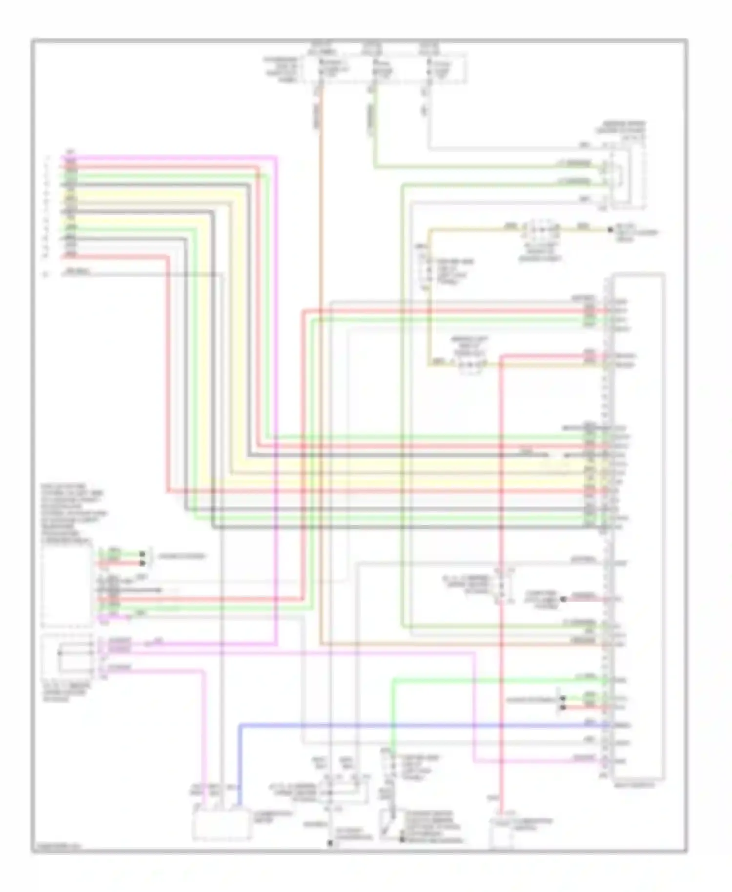 LS Lexus III facelift (2003-2006): Navigation circuit (2 of 2)