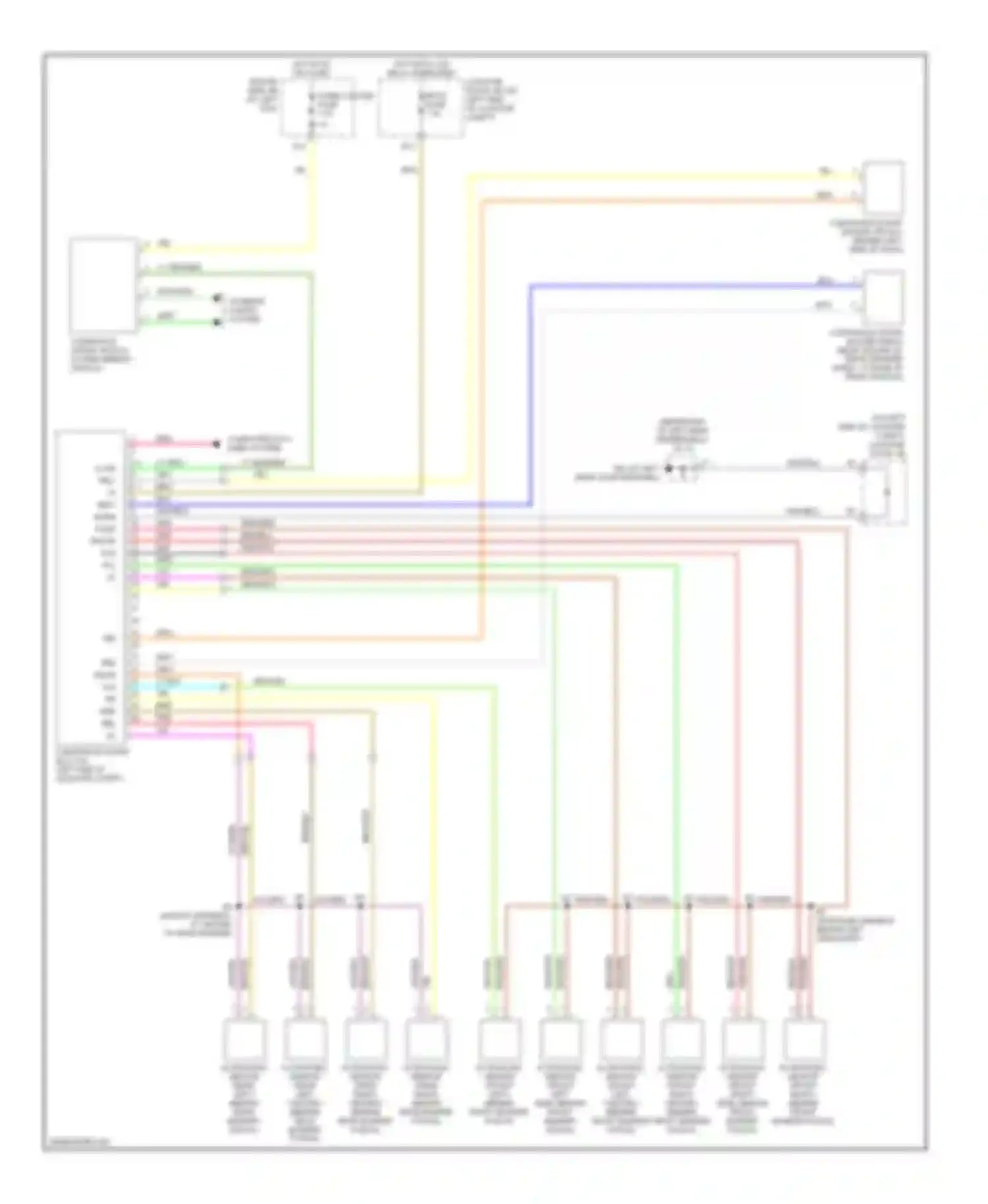 LS Lexus III facelift (2003-2006): Parking assistant circuit