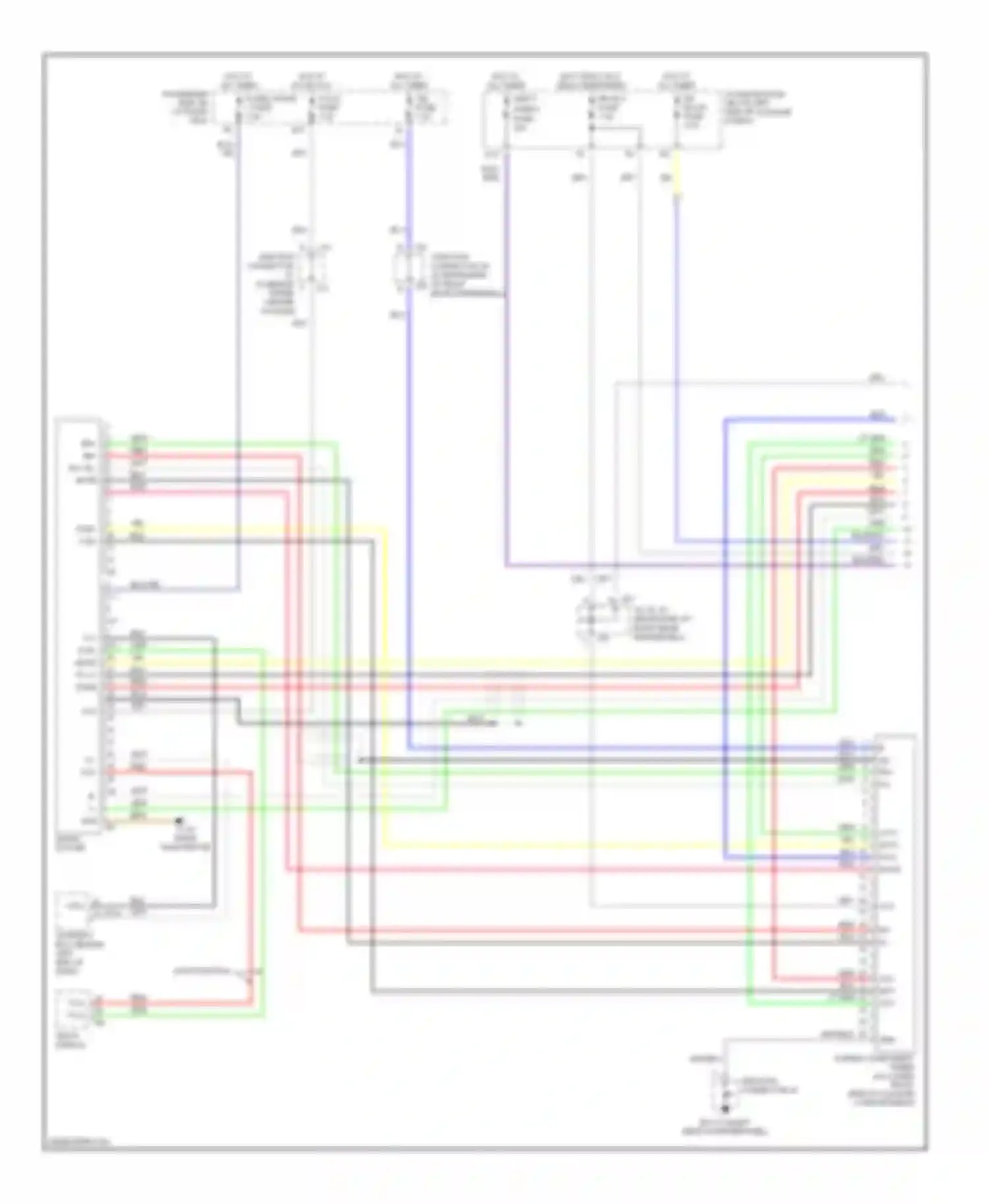 LS Lexus III facelift (2003-2006): Radio circuit, with mark levinson (1 of 2)
