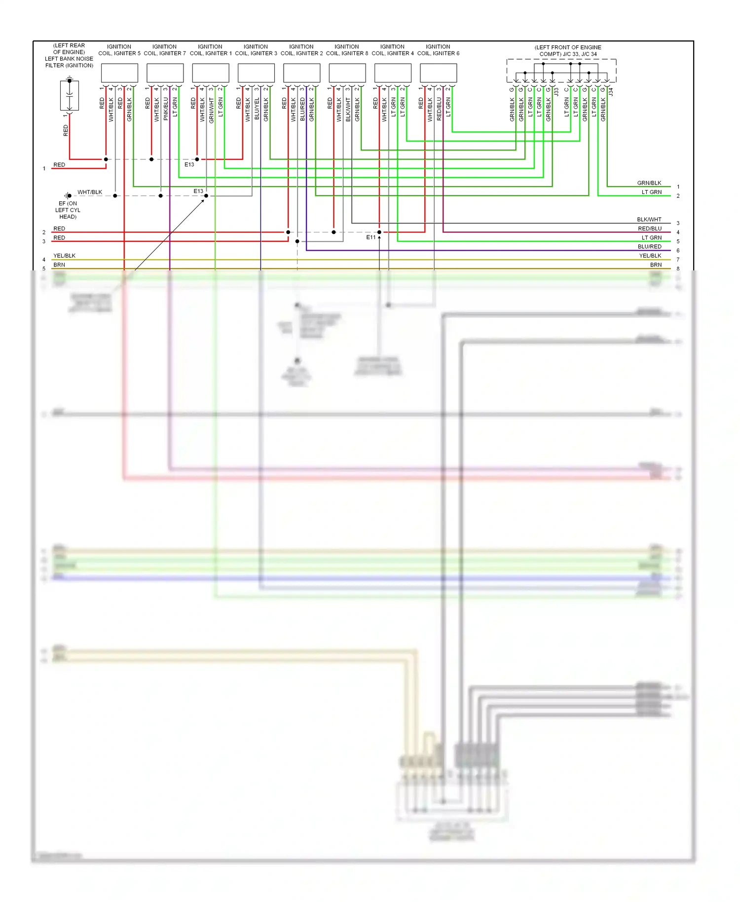 Lexus LS III facelift (2003-2006) blu wiring diagram  (39 of 83)
