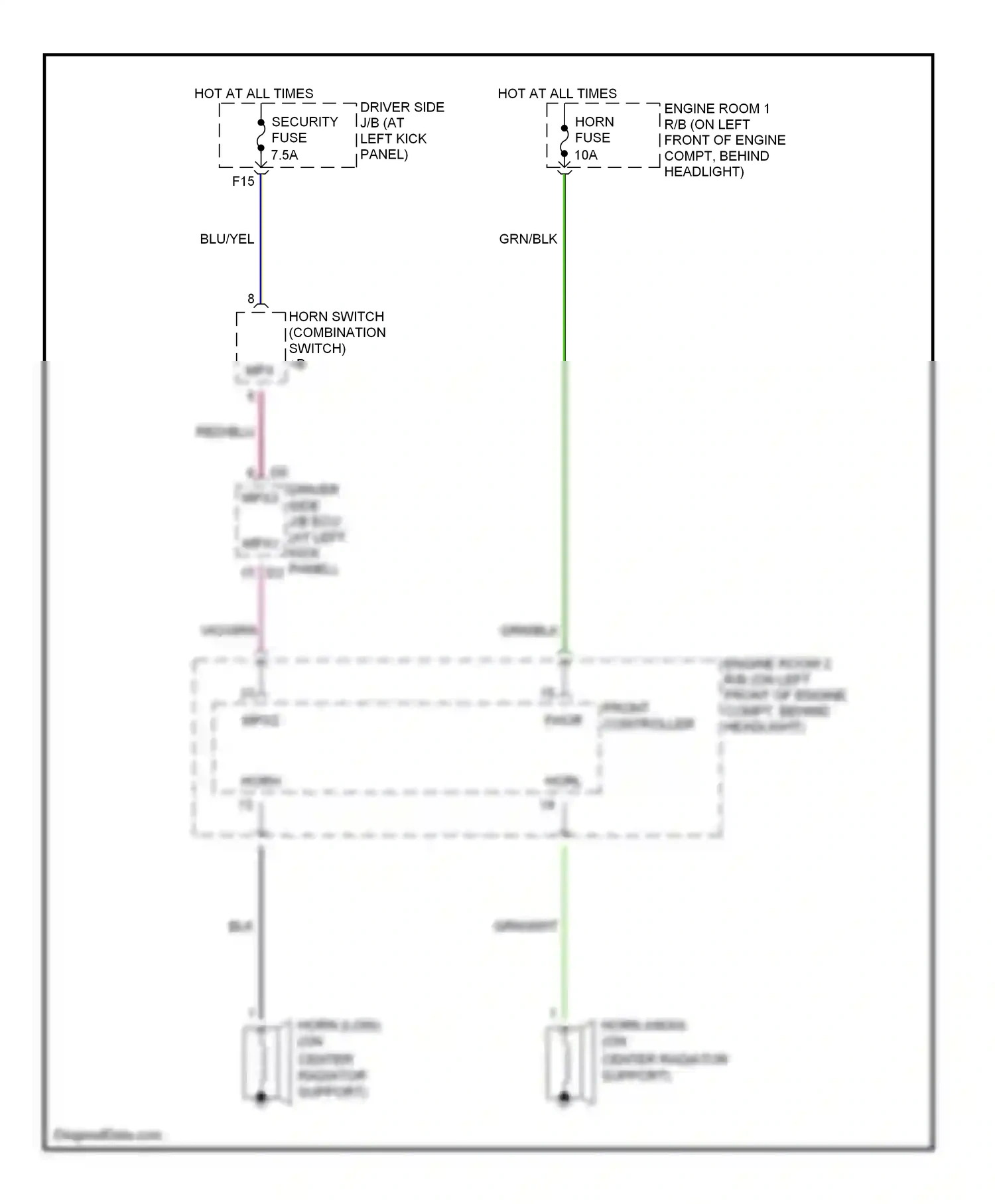 Lexus LS III facelift (2003-2006) mpx wiring diagram  (14 of 20)