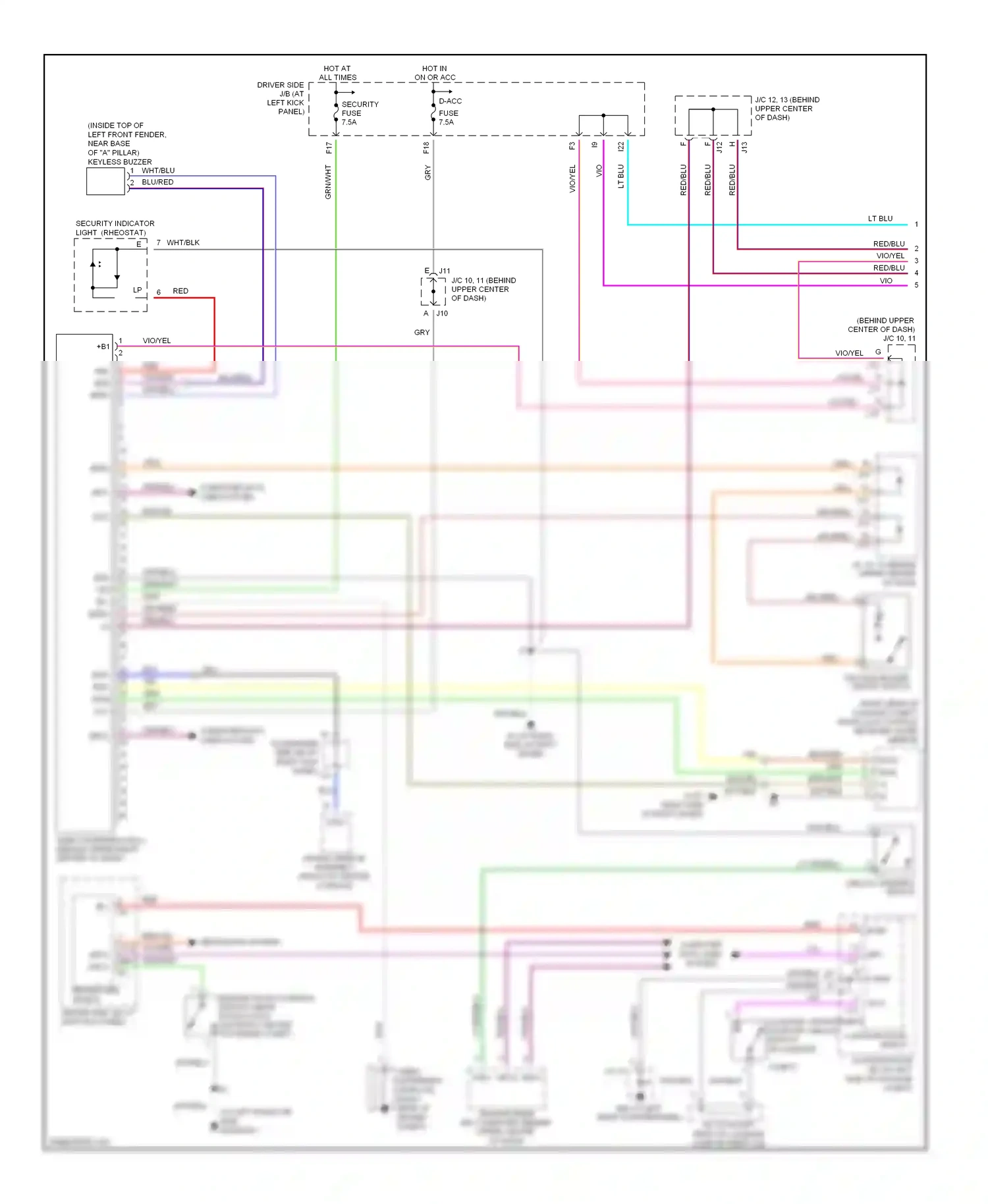 Lexus LS III facelift (2003-2006) tkul wiring diagram  (1 of 1)
