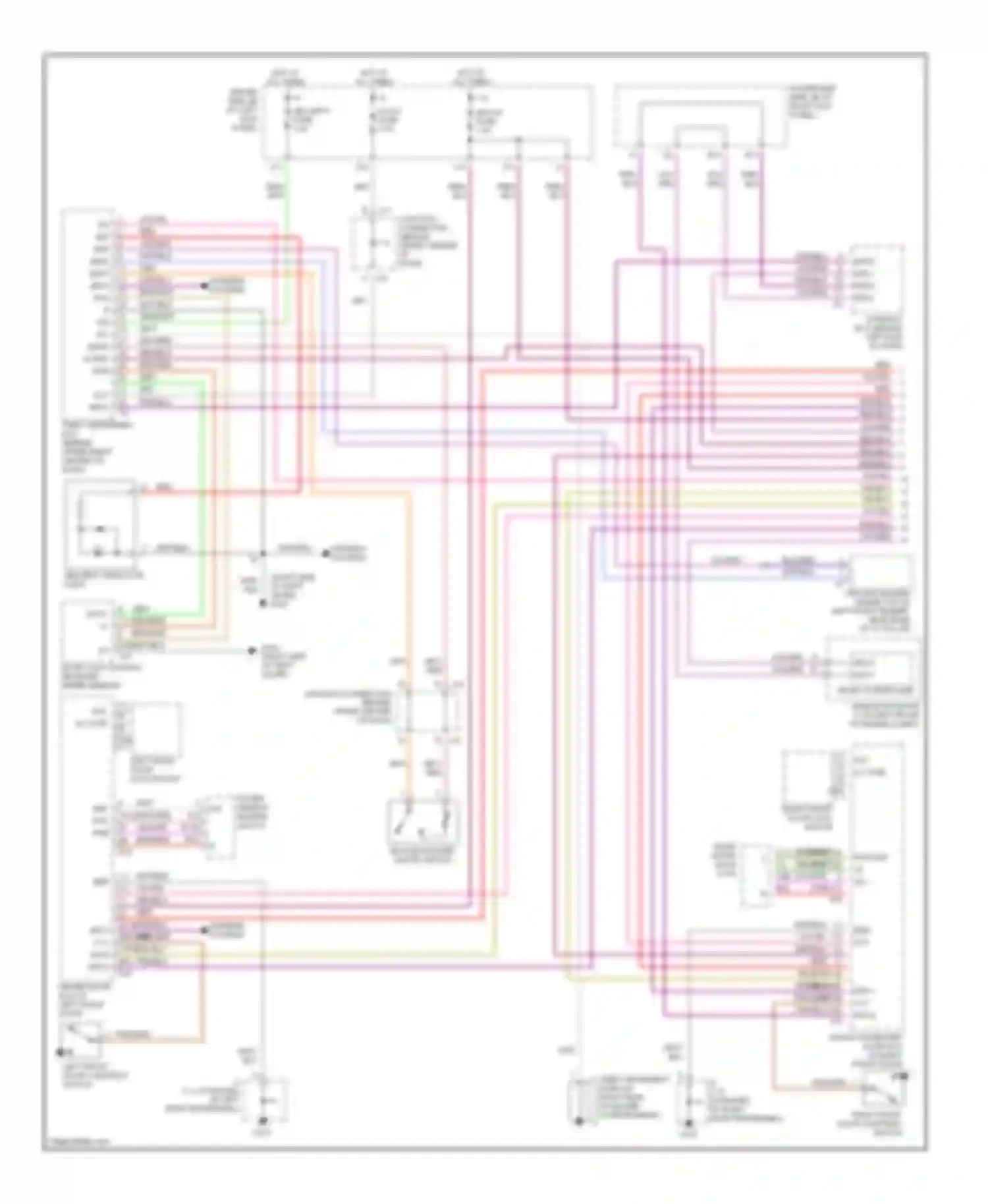 LS Lexus III (2000-2003): Anti-theft circuit (1 of 2)