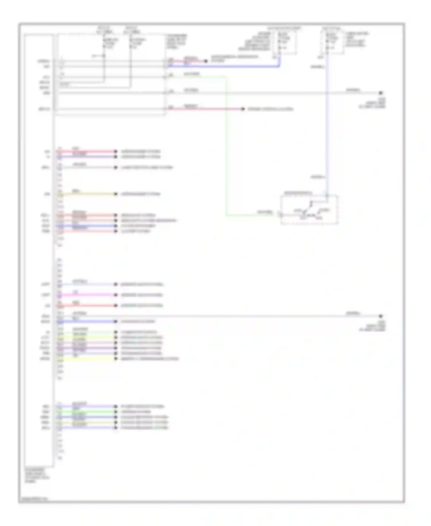 LS Lexus III (2000-2003): Passenger side j/b ecu circuit