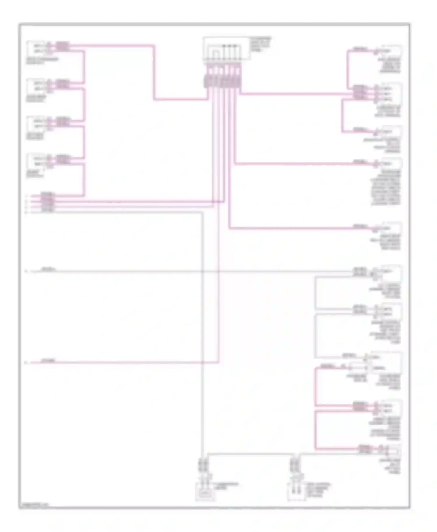 LS Lexus III (2000-2003): High/low bus circuit (2 of 2)