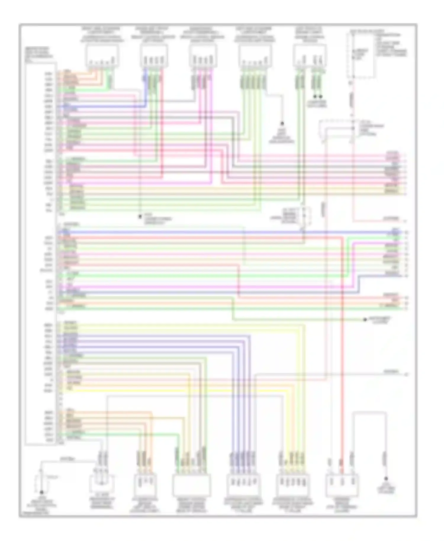 LS Lexus III (2000-2003): Electronic suspension circuit (1 of 2)