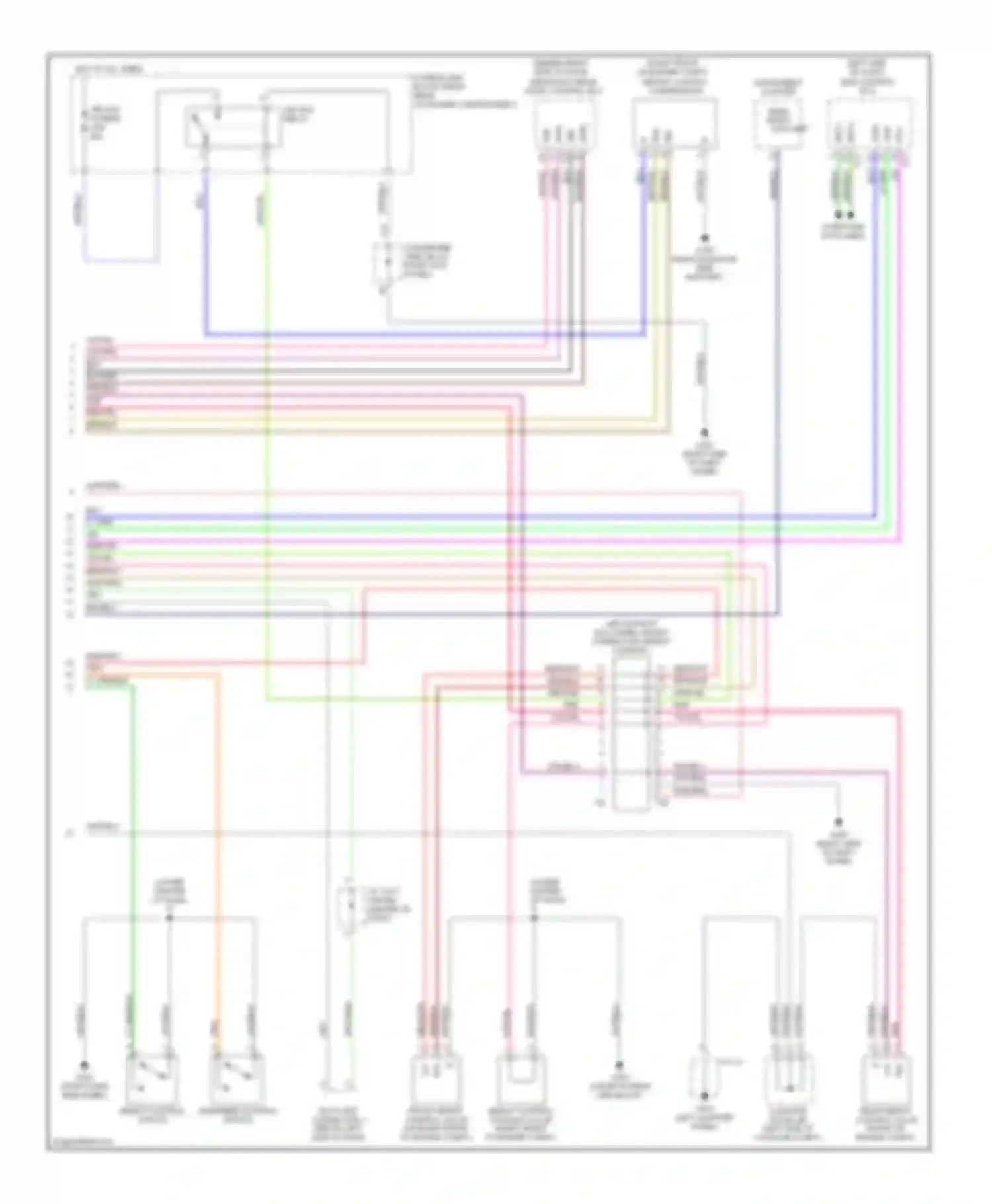 LS Lexus III (2000-2003): Electronic suspension circuit (2 of 2)