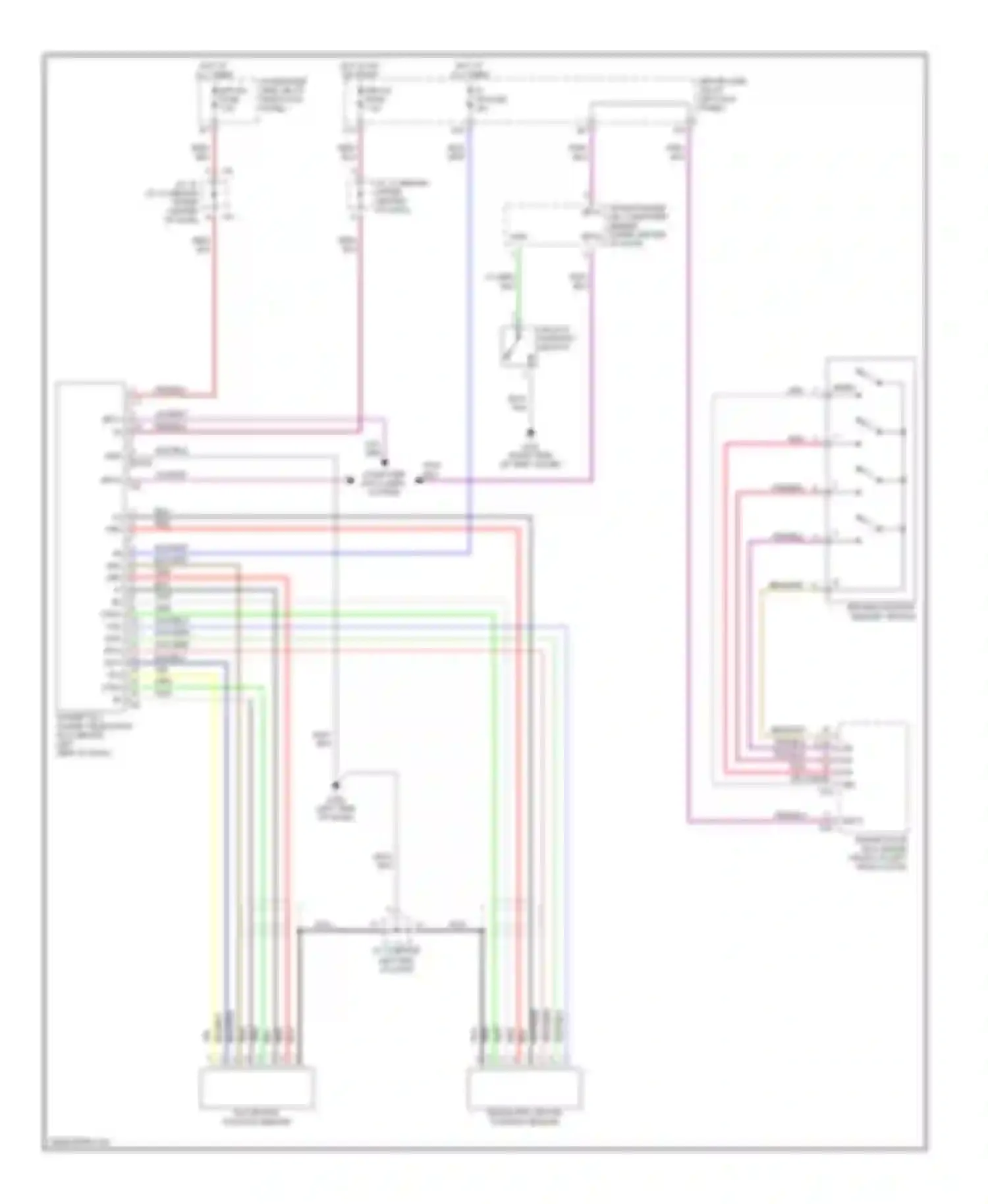 LS Lexus III (2000-2003): Memory power tilt & power telescopic circuit