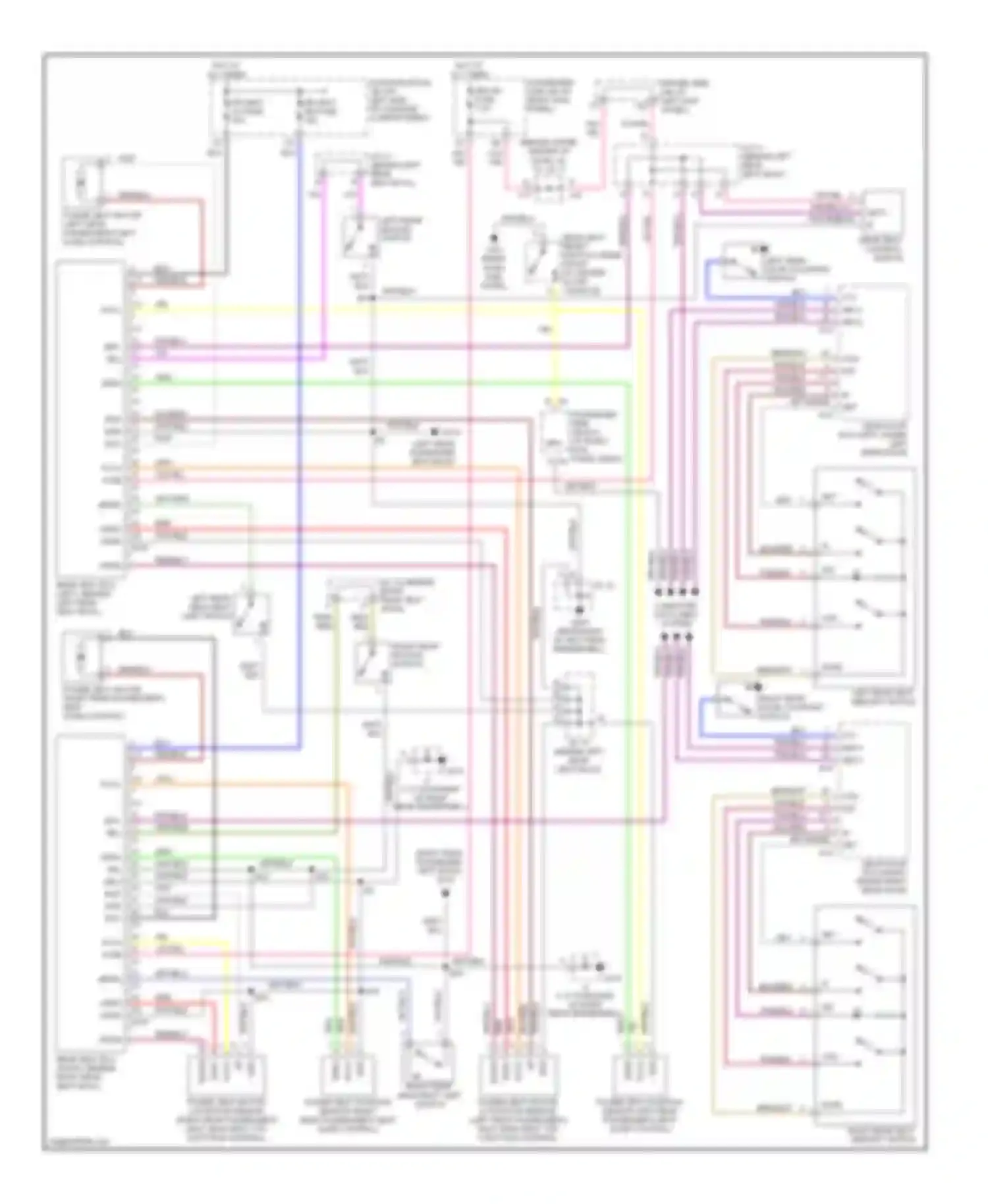 LS Lexus III (2000-2003): Memory rear seat circuit
