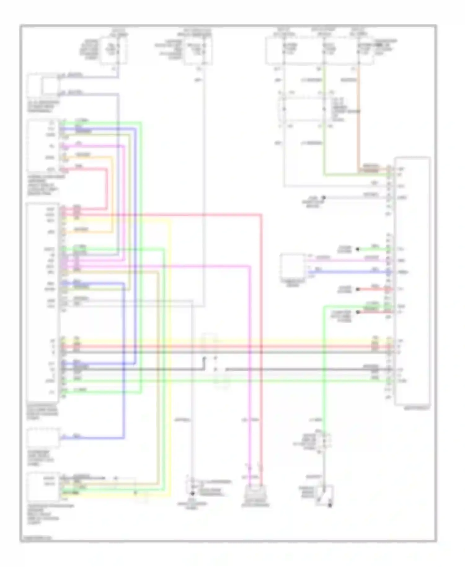 LS Lexus III (2000-2003): Navigation circuit