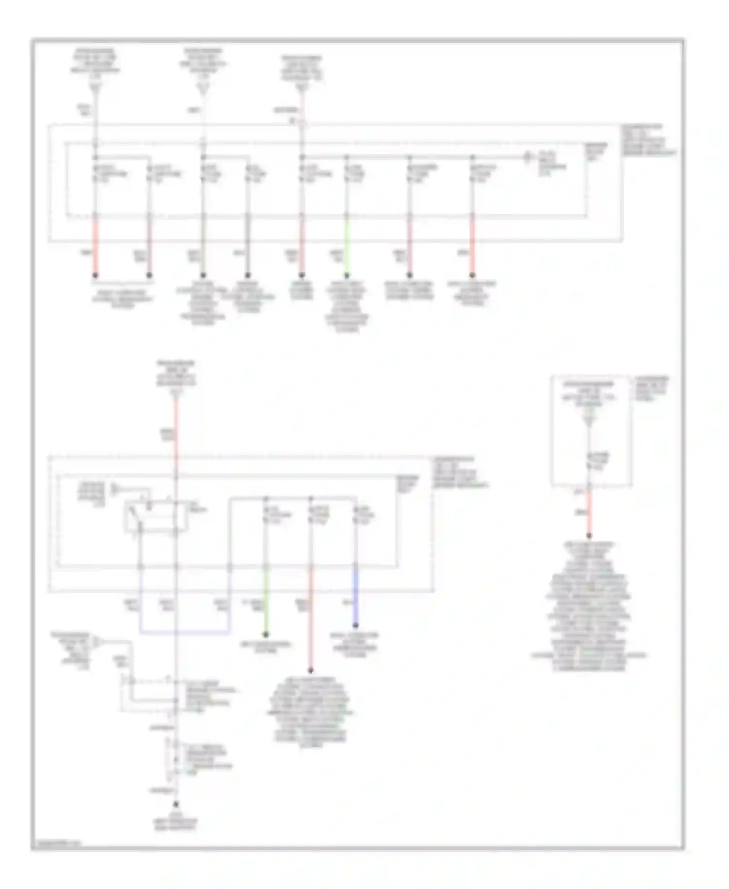 LS Lexus III (2000-2003): Power distribution circuit (2 of 5)