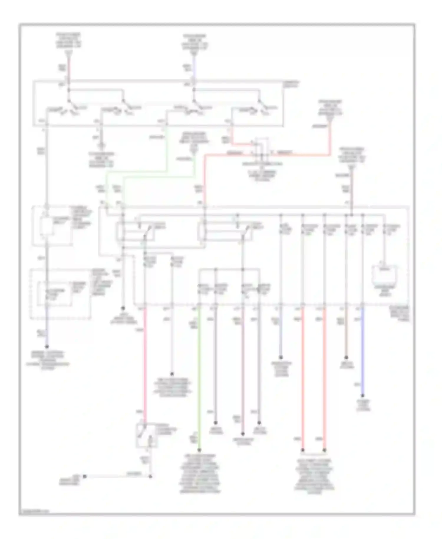 LS Lexus III (2000-2003): Power distribution circuit (3 of 5)