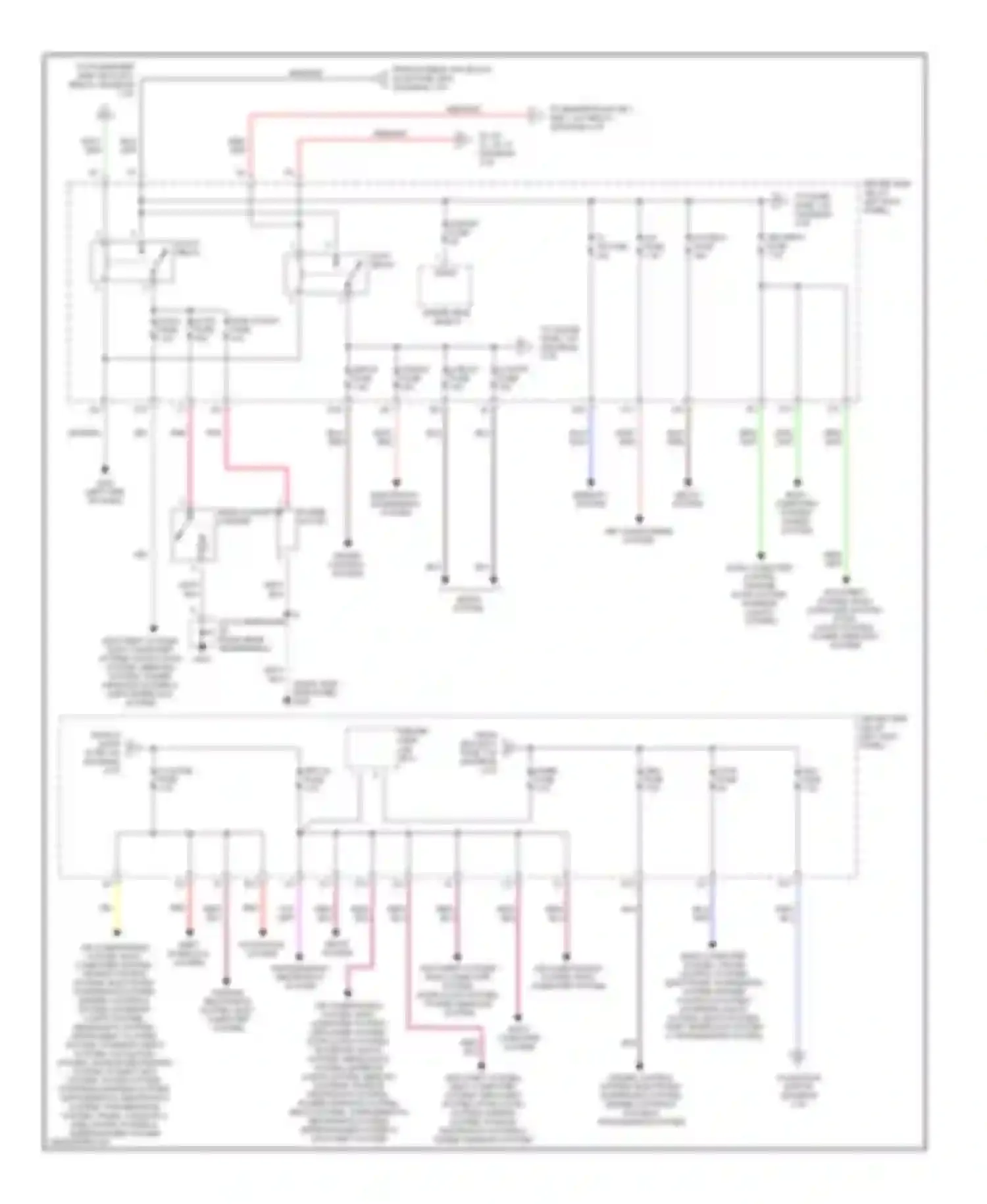 LS Lexus III (2000-2003): Power distribution circuit (4 of 5)
