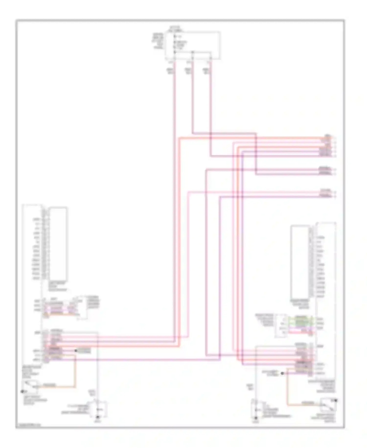 LS Lexus III (2000-2003): Power door lock circuit (1 of 2)
