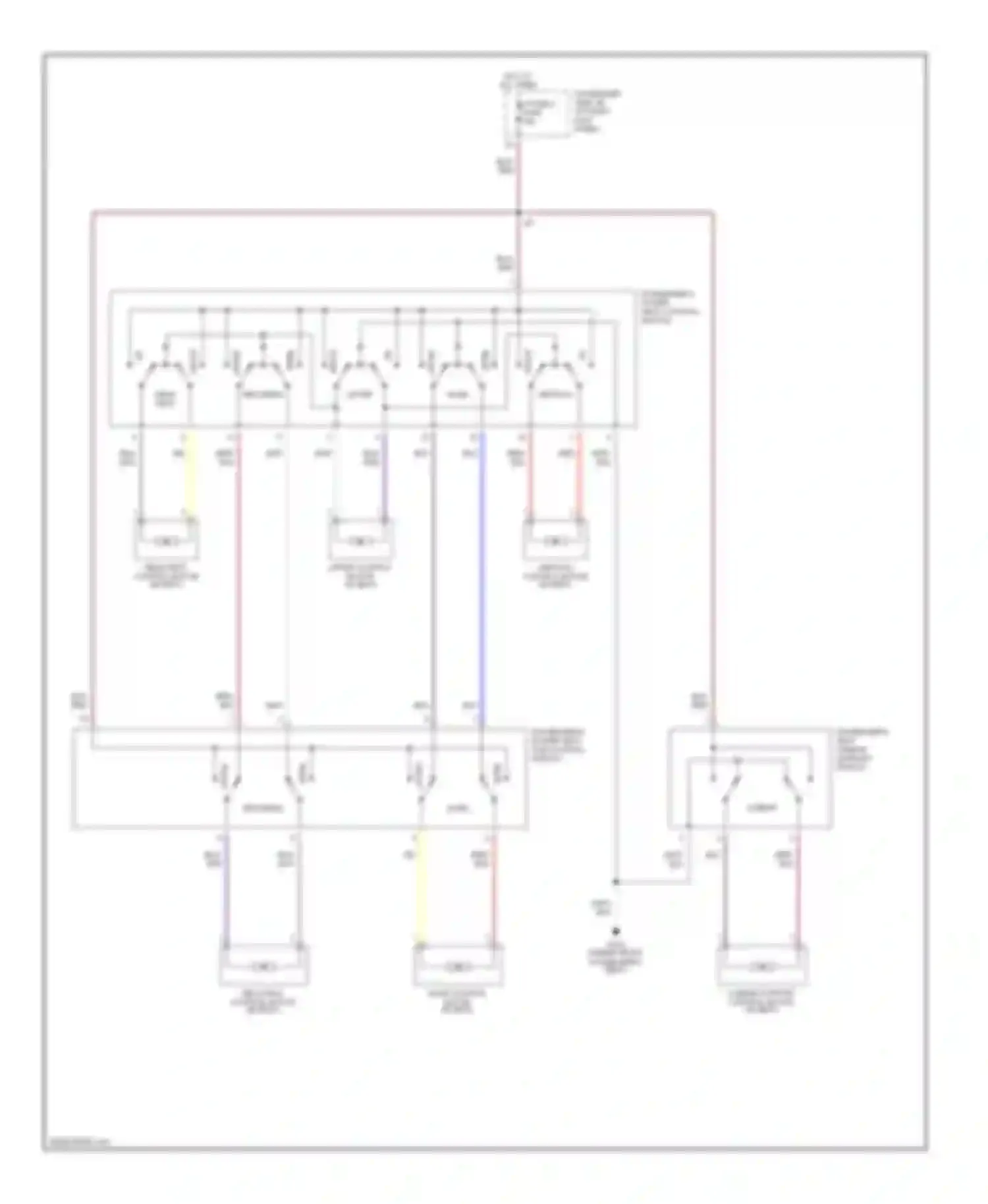 LS Lexus III (2000-2003): Passenger's power seat circuit