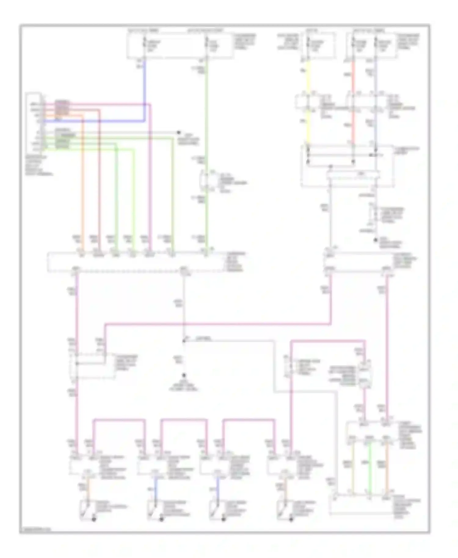 LS Lexus III (2000-2003): Power top/sunroof circuits