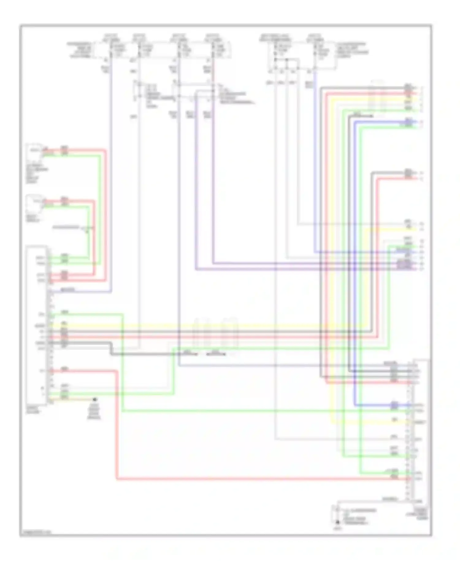LS Lexus III (2000-2003): Radio circuits (1 of 2)