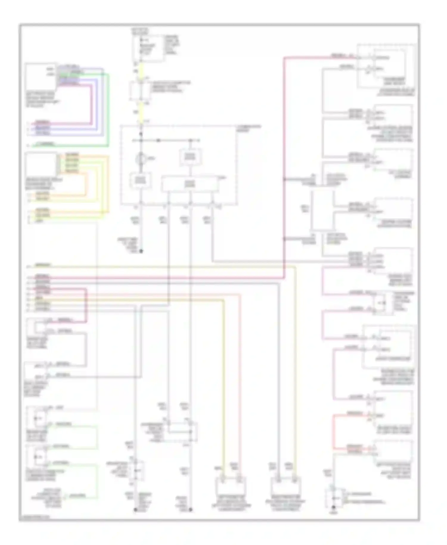 LS Lexus III (2000-2003): Supplemental restraint circuit (2 of 2)