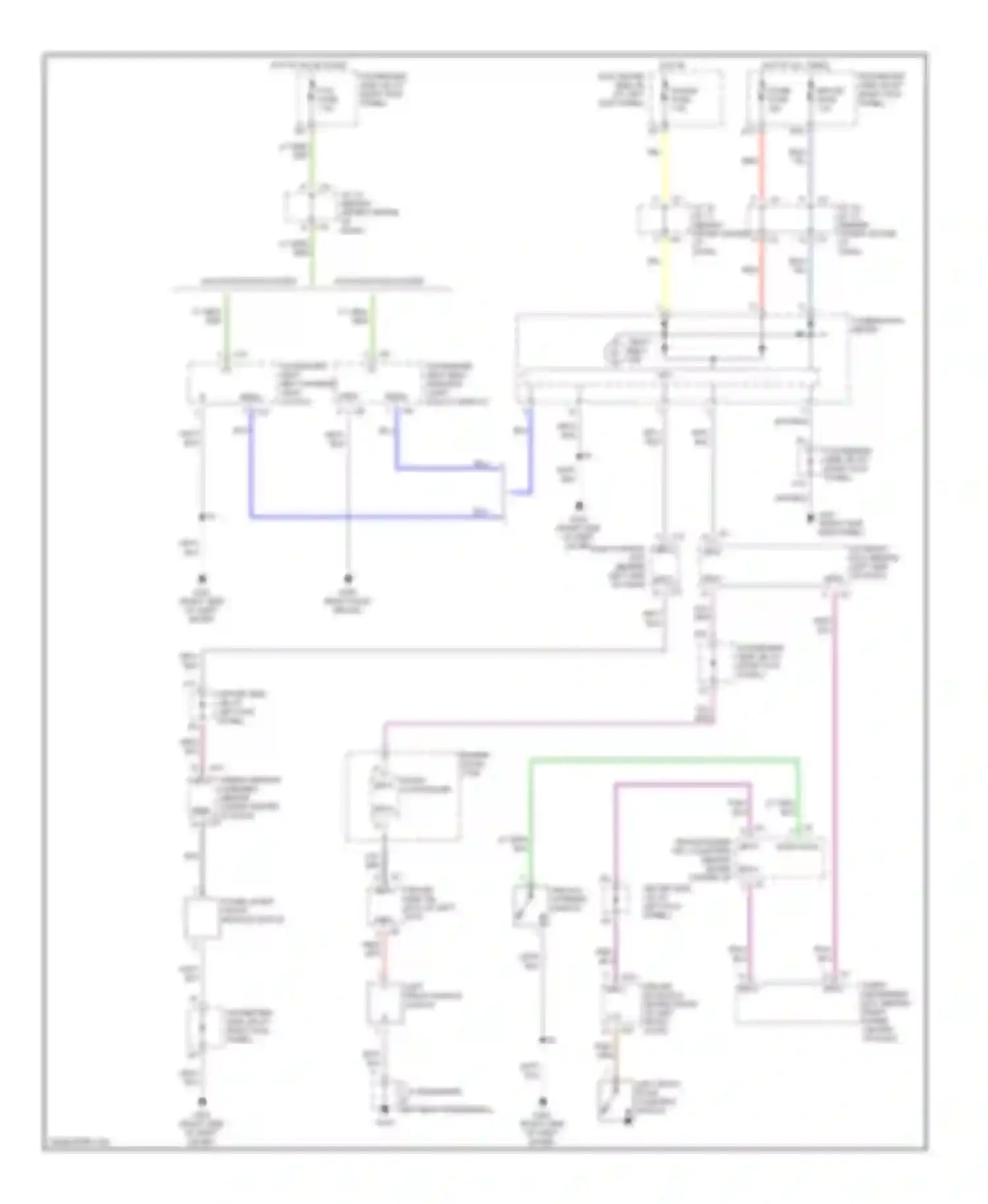 LS Lexus III (2000-2003): Warning system circuits