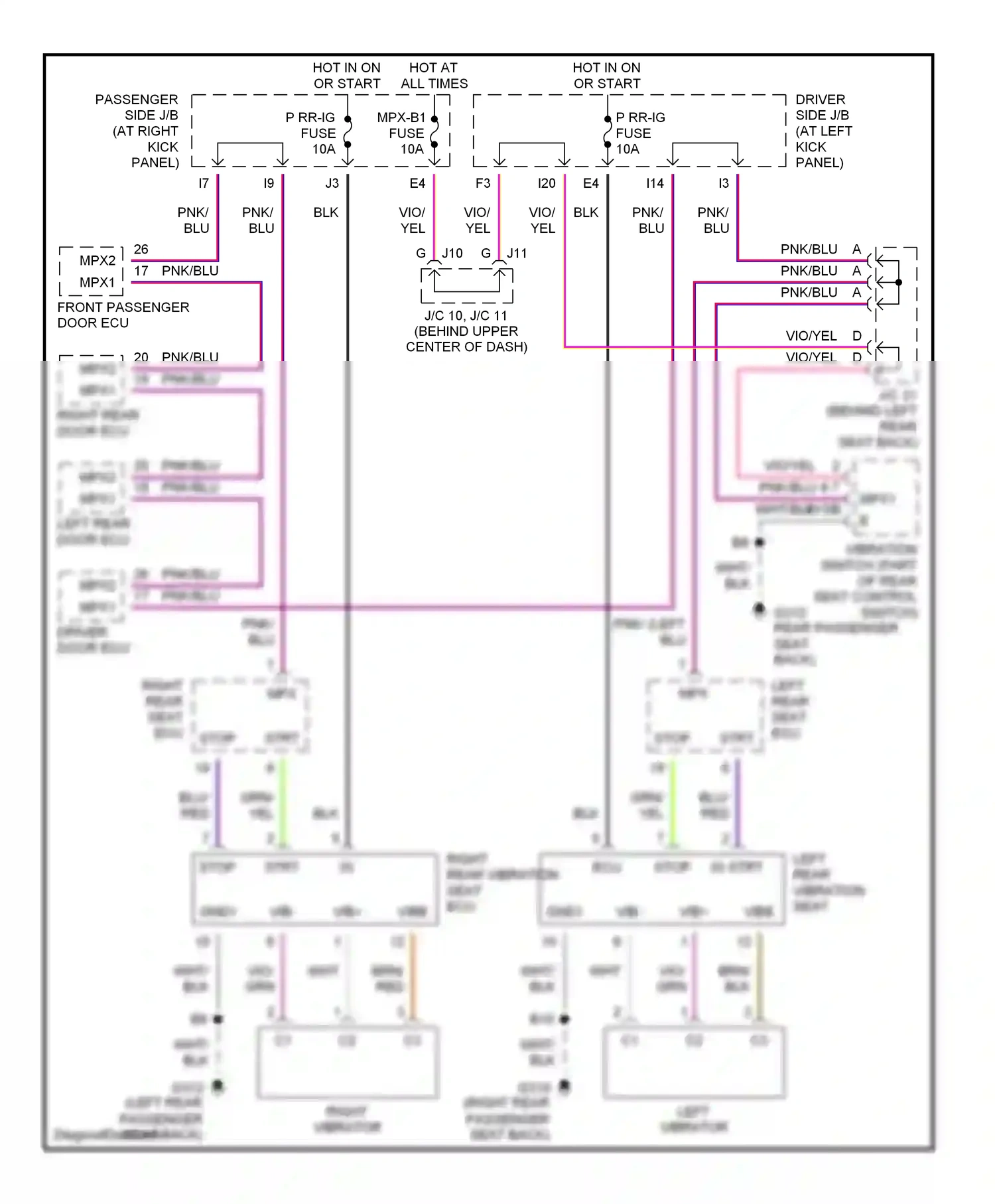Lexus LS III (2000-2003) 2 6 7 sysb wiring diagram  (2 of 2)