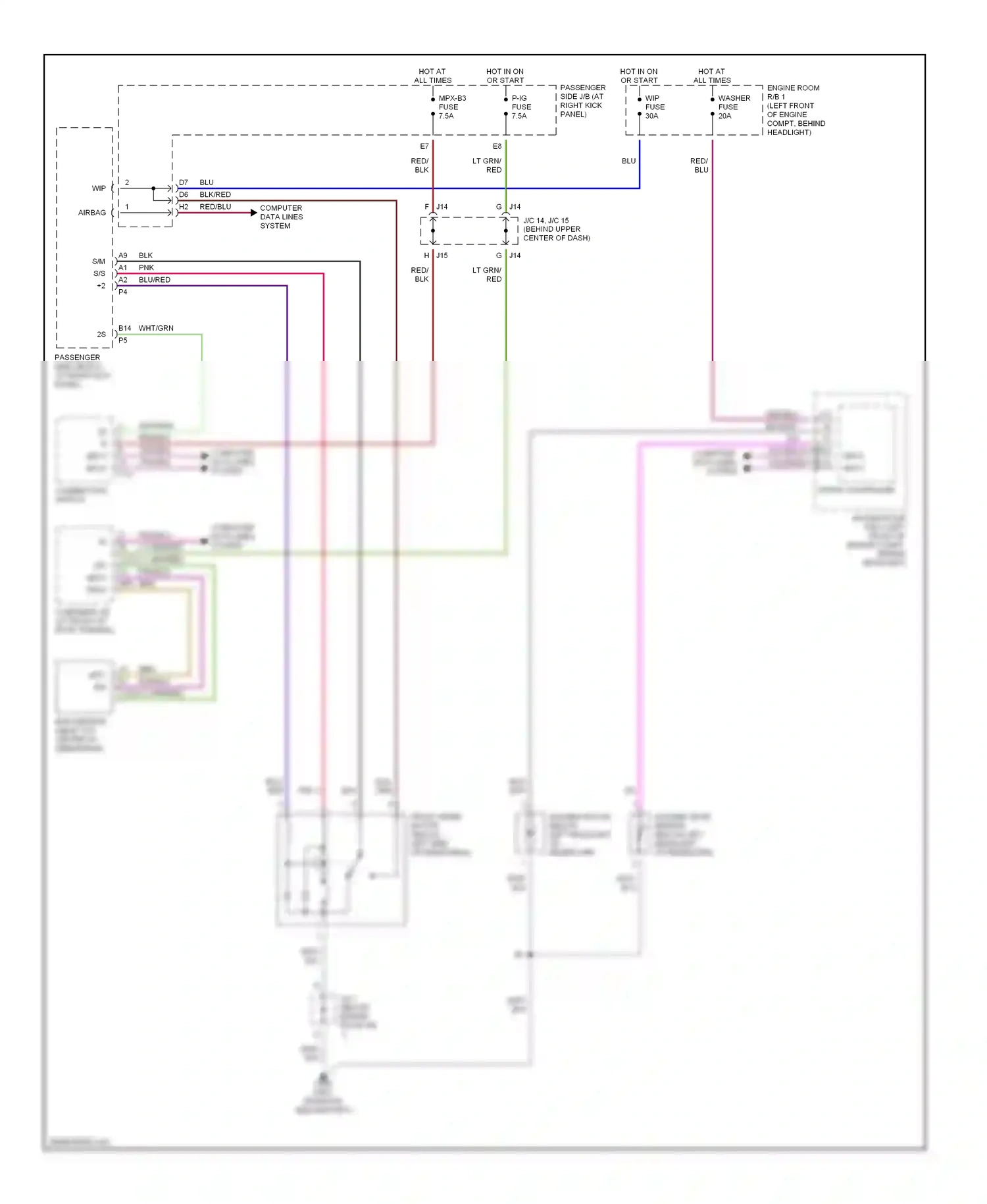 Lexus LS III (2000-2003) blk wiring diagram  (72 of 76)