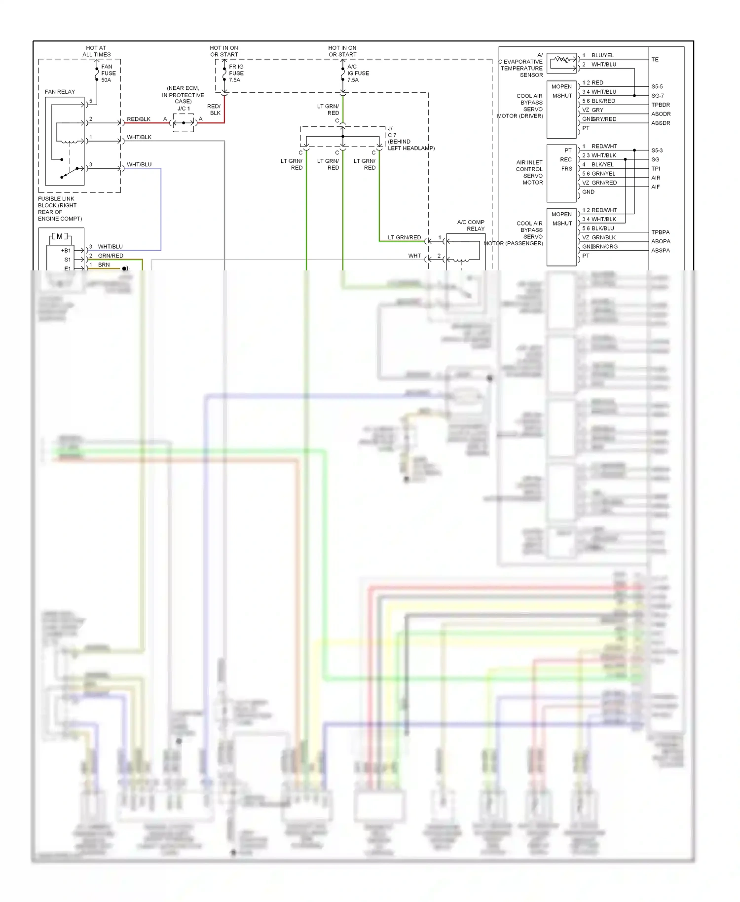 Lexus LS III (2000-2003) computer data lines system wiring diagram  (4 of 28)