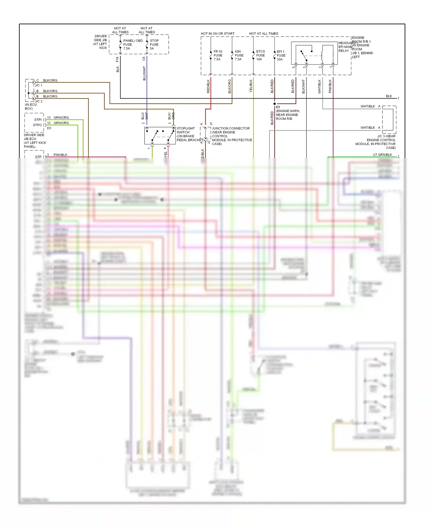 Lexus LS III (2000-2003) grn wiring diagram  (13 of 52)