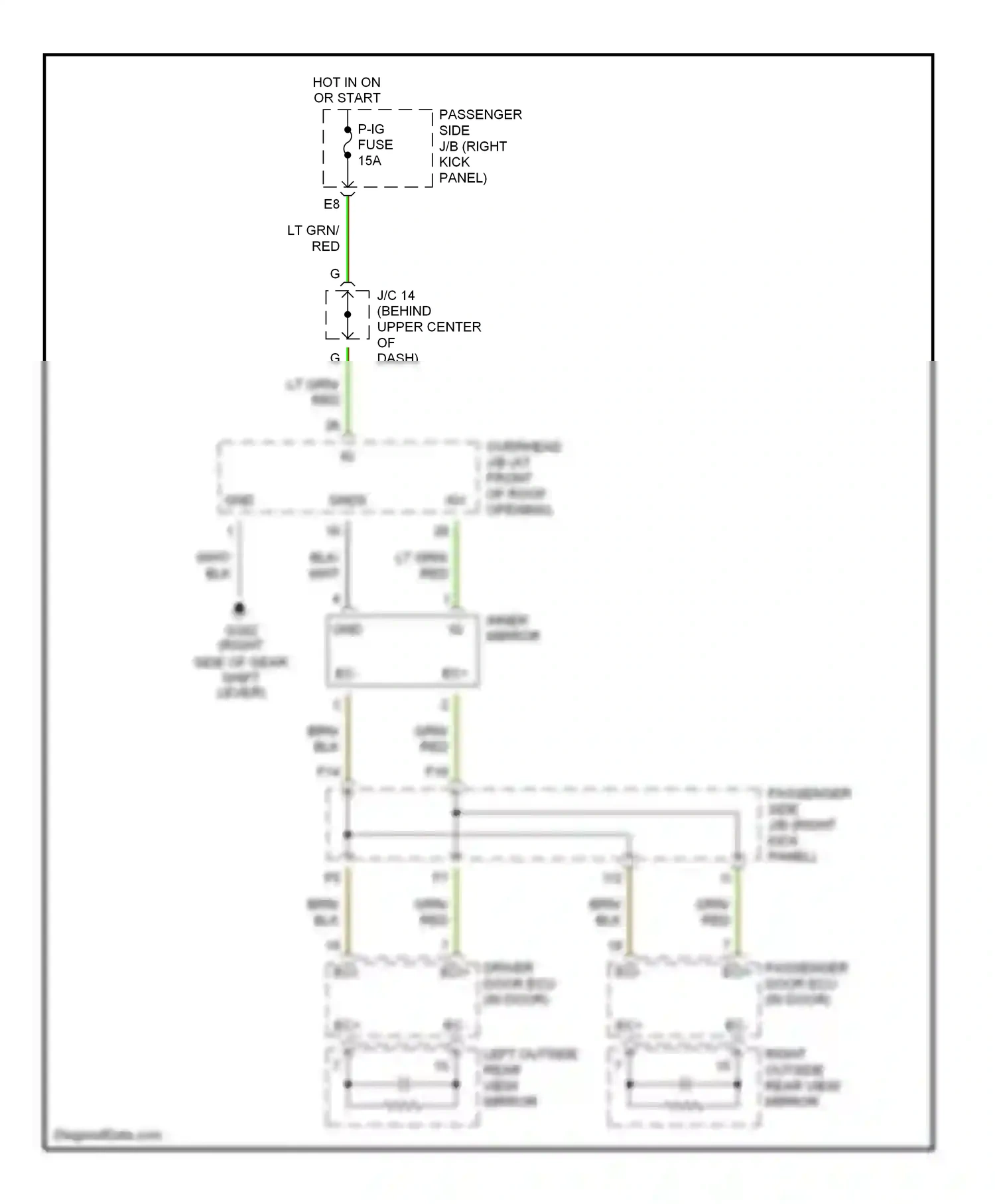 Lexus LS III (2000-2003) grn wiring diagram  (41 of 52)