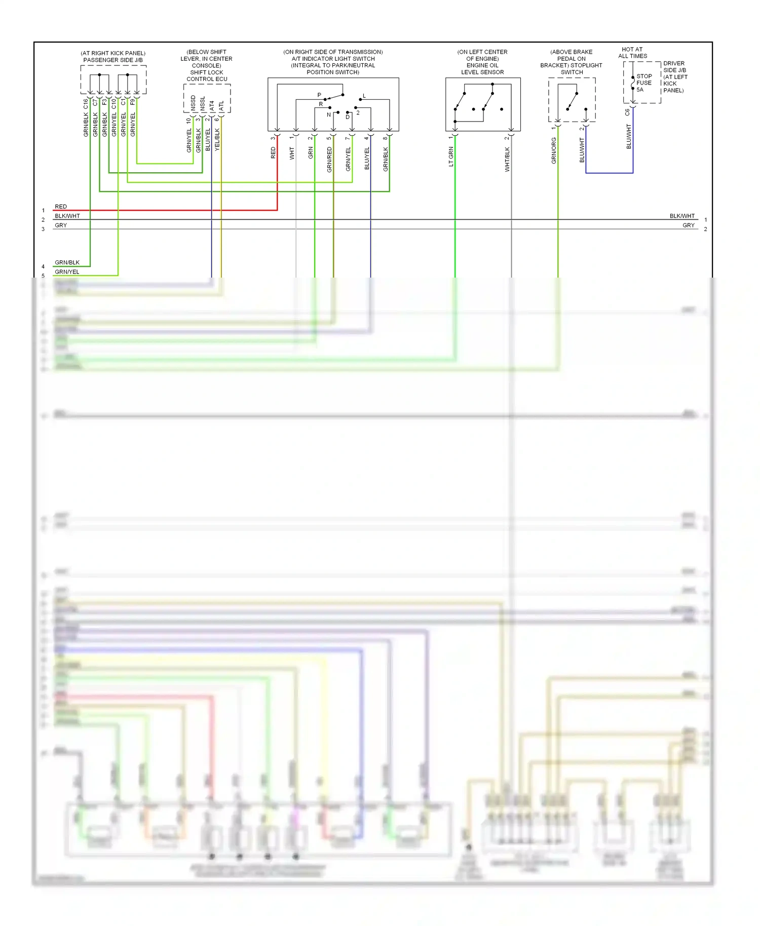 Lexus LS III (2000-2003) nssl wiring diagram  (1 of 1)