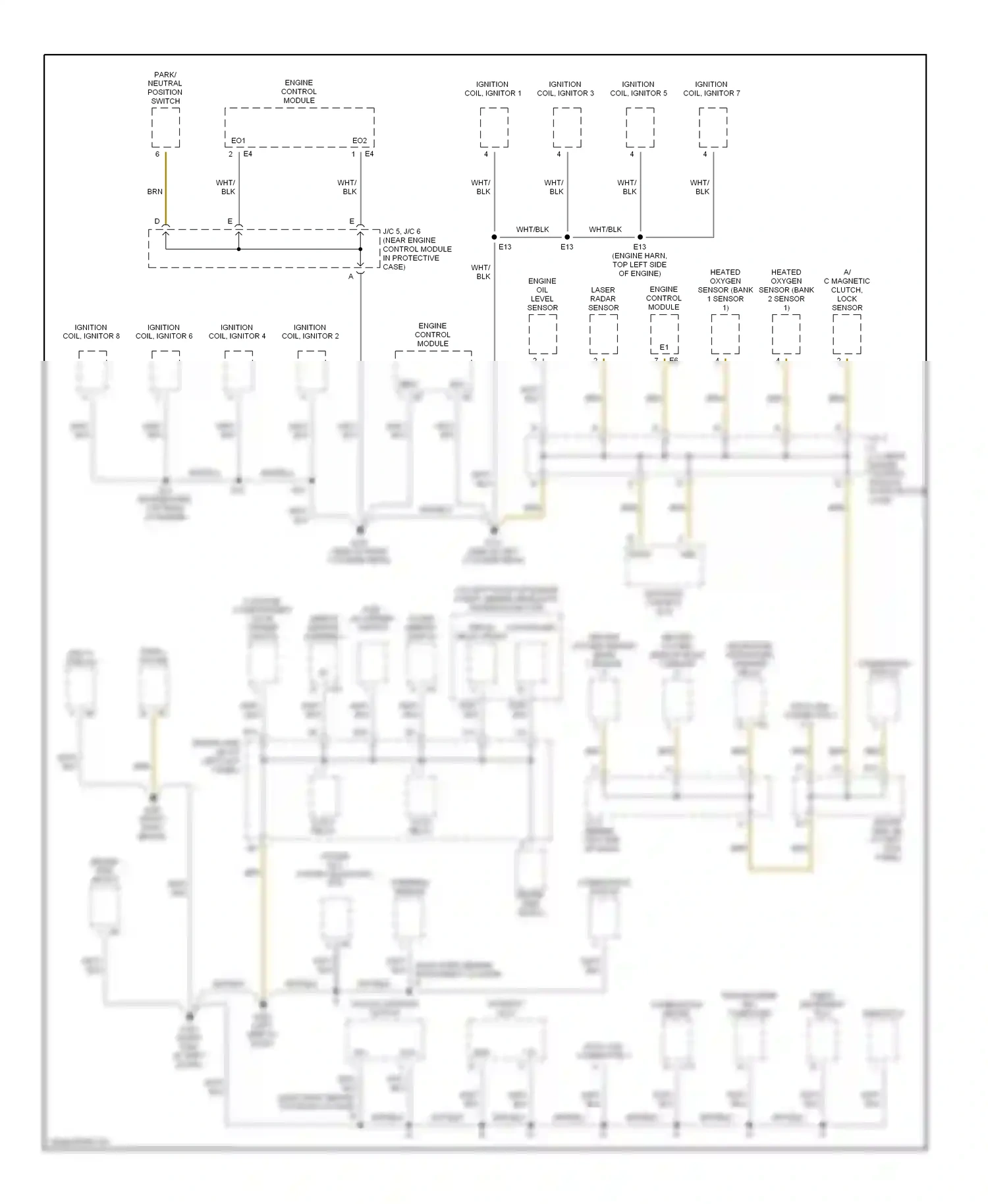 Lexus LS III (2000-2003) relay wiring diagram  (1 of 6)