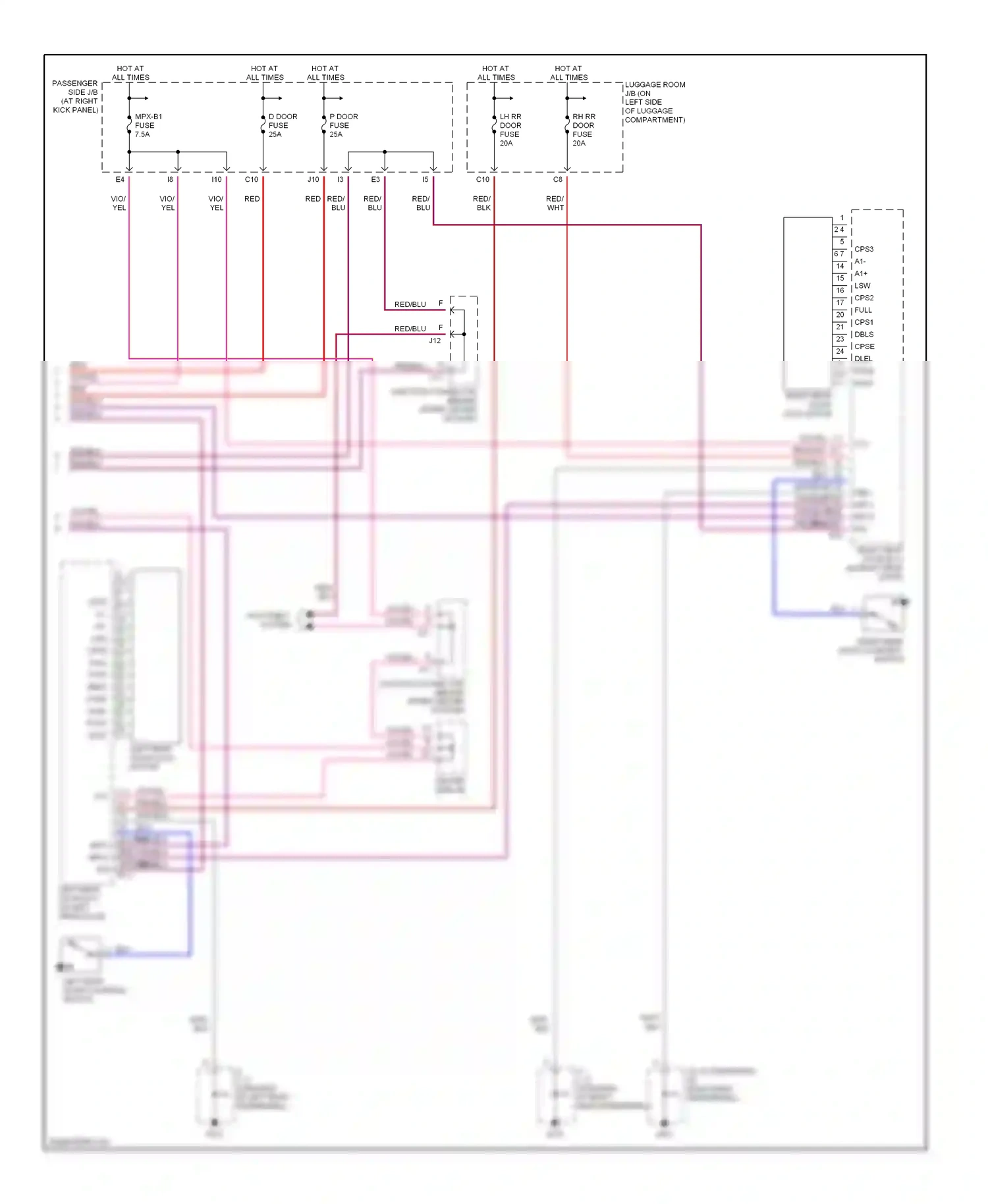 Lexus LS III (2000-2003) sig wiring diagram  (2 of 2)