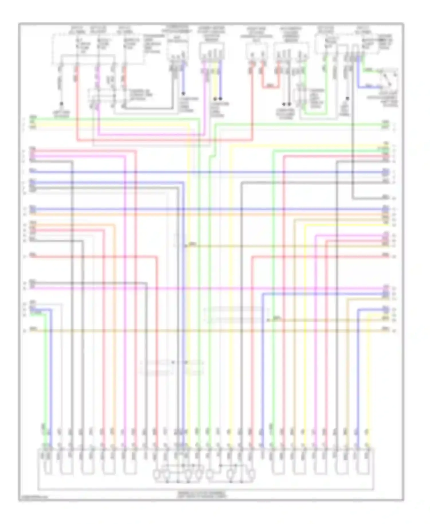 LS Lexus IV (2006-2012): Anti-lock brakes circuit, with vehicle dynamics integrated management (2 of 3)