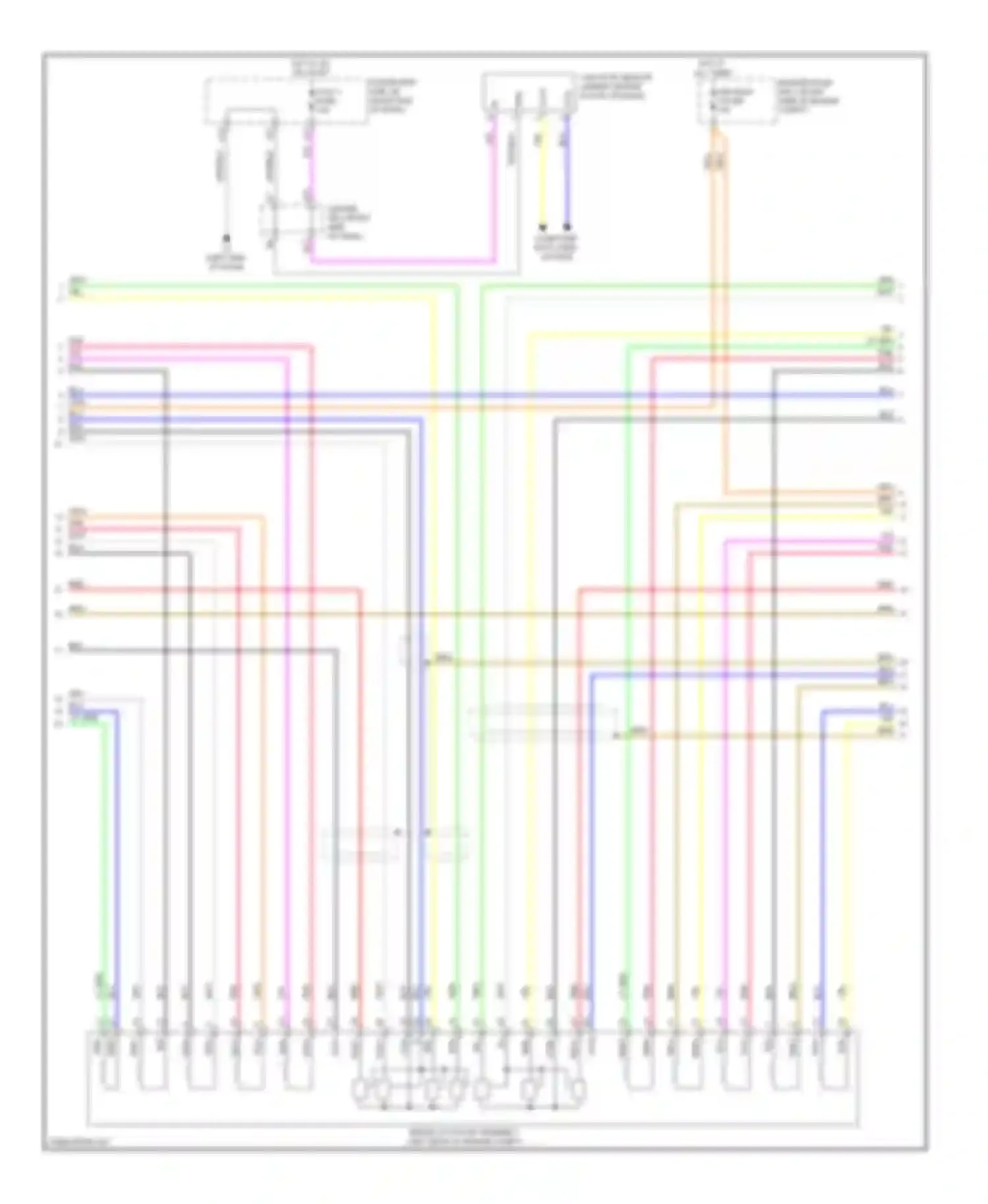 LS Lexus IV (2006-2012): Anti-lock brakes circuit, without vehicle dynamics integrated management (2 of 3)