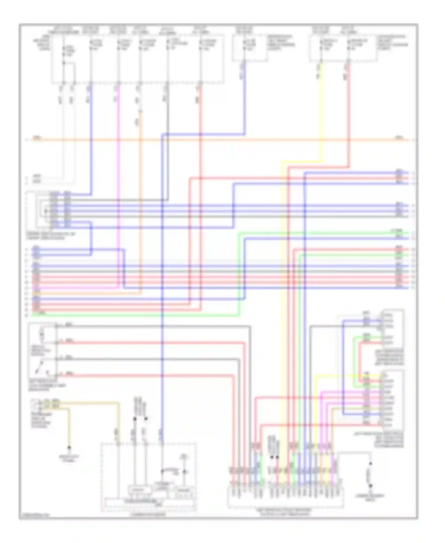 LS Lexus IV (2006-2012): Forced entry circuit (2 of 6)