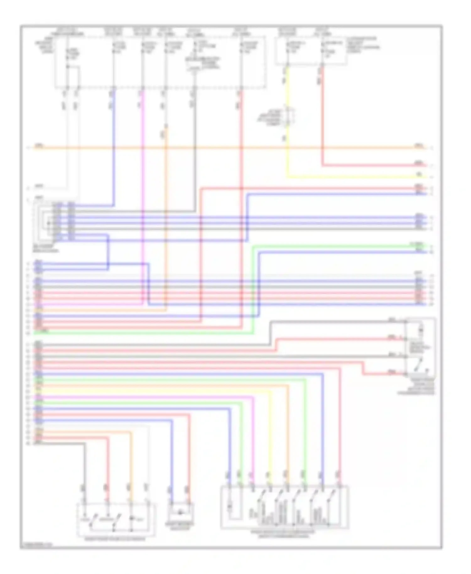 LS Lexus IV (2006-2012): Forced entry circuit (2 of 7)