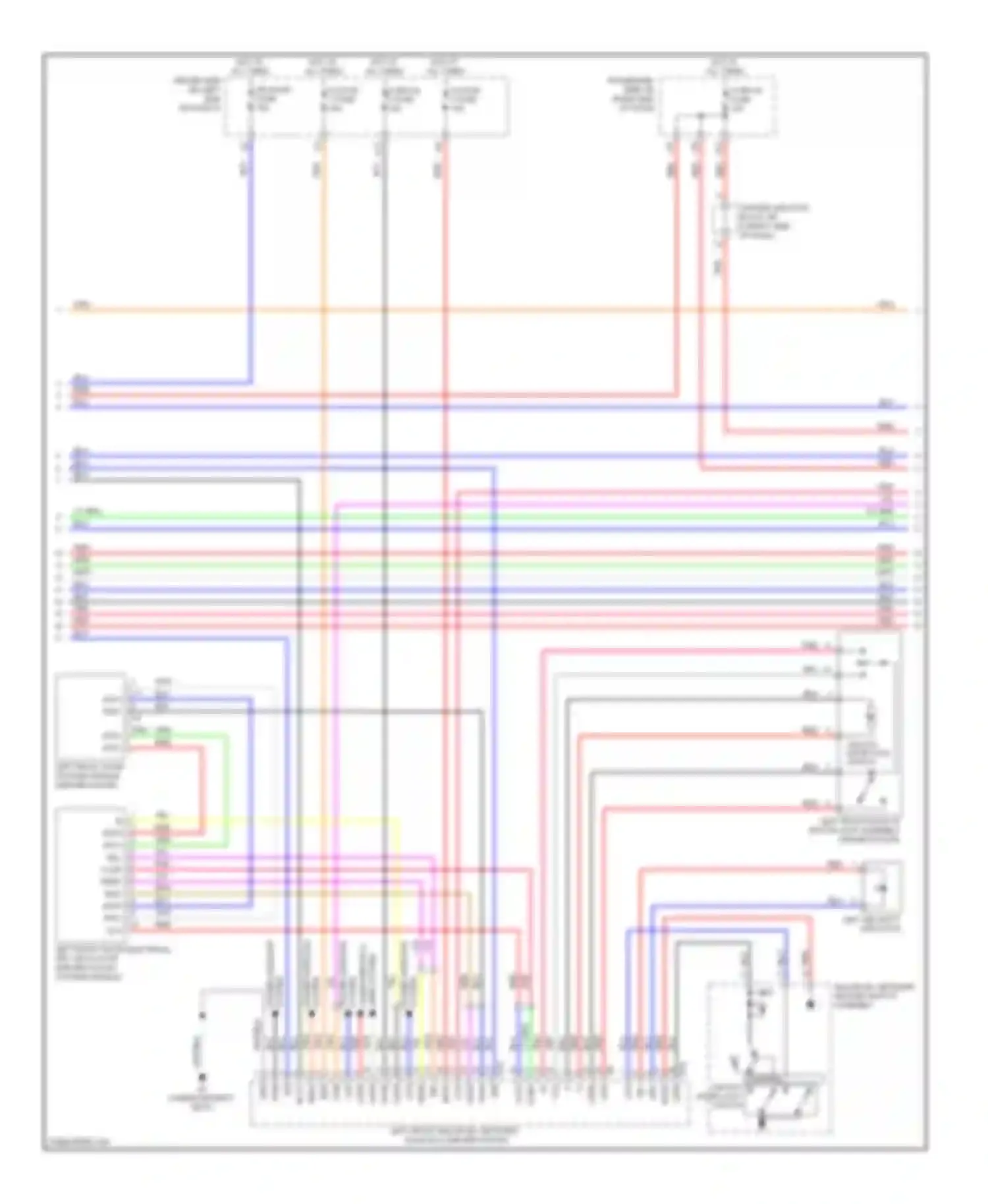 LS Lexus IV (2006-2012): Forced entry circuit (3 of 6)
