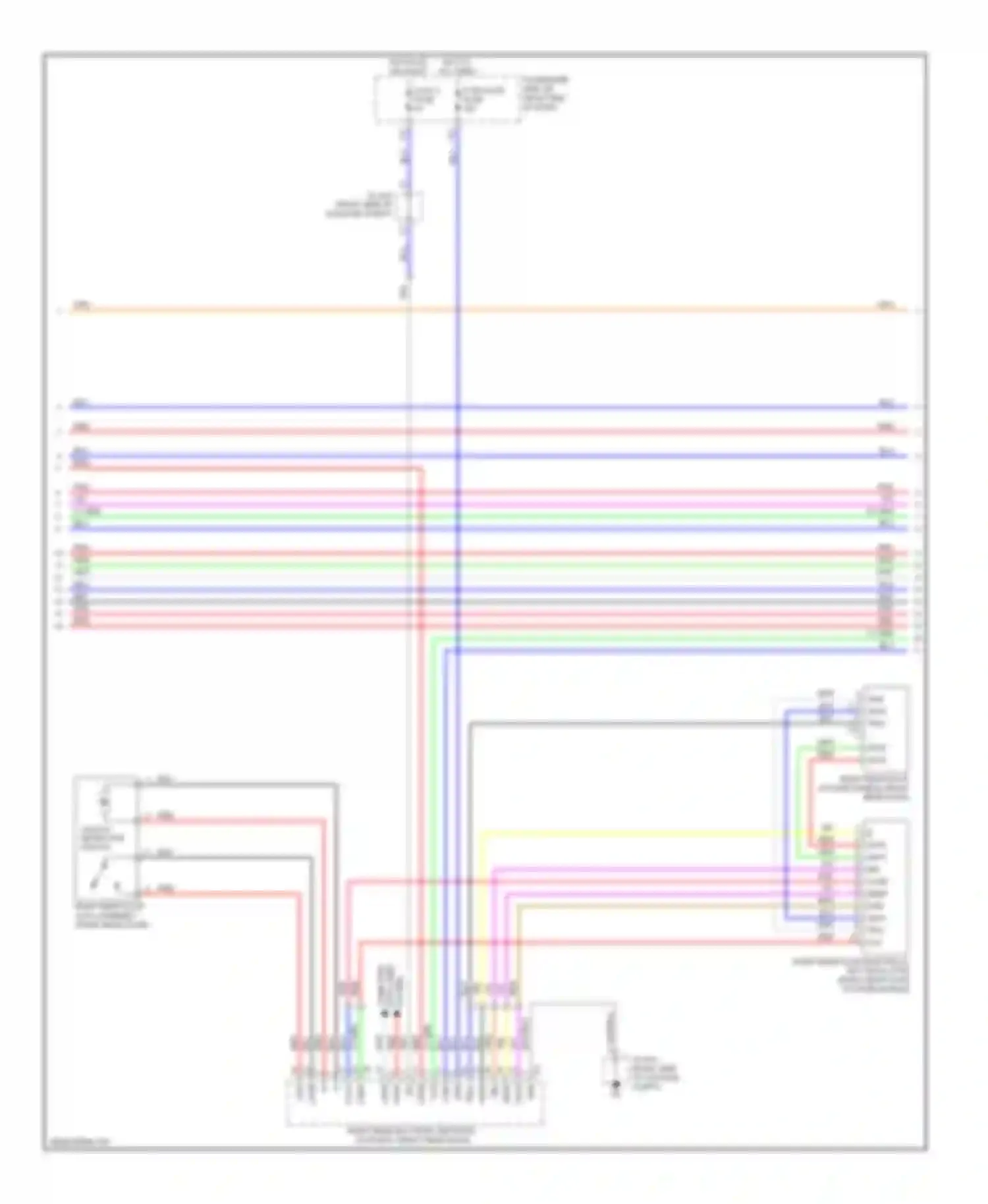 LS Lexus IV (2006-2012): Forced entry circuit (4 of 6)