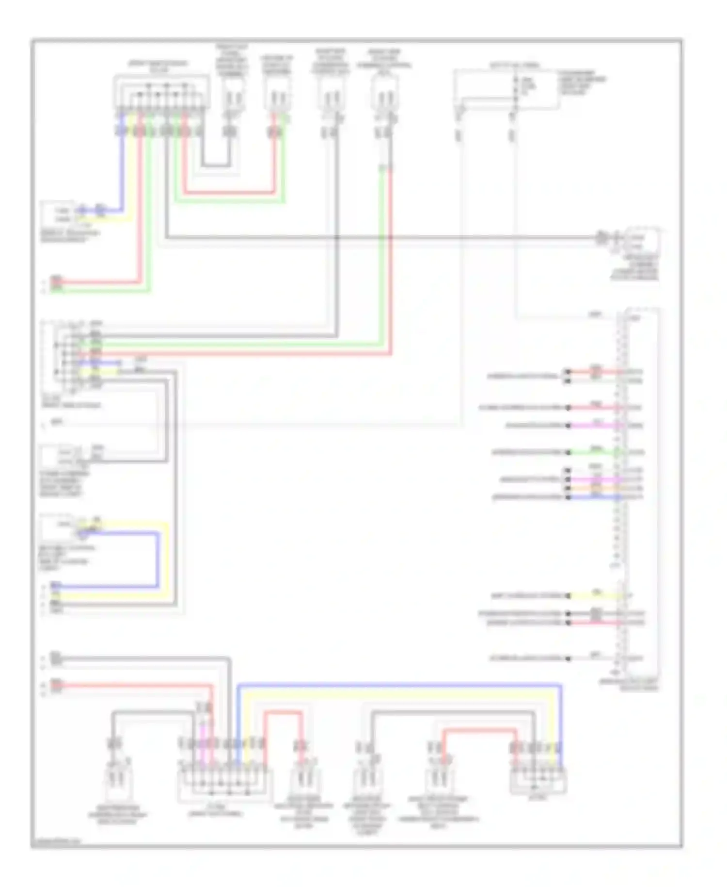 LS Lexus IV (2006-2012): Body control modules circuit (3 of 3)