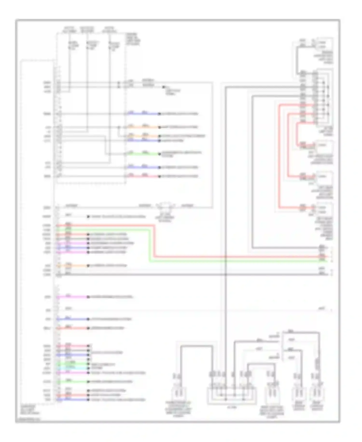 LS Lexus IV (2006-2012): Body ecu circuit (1 of 3)