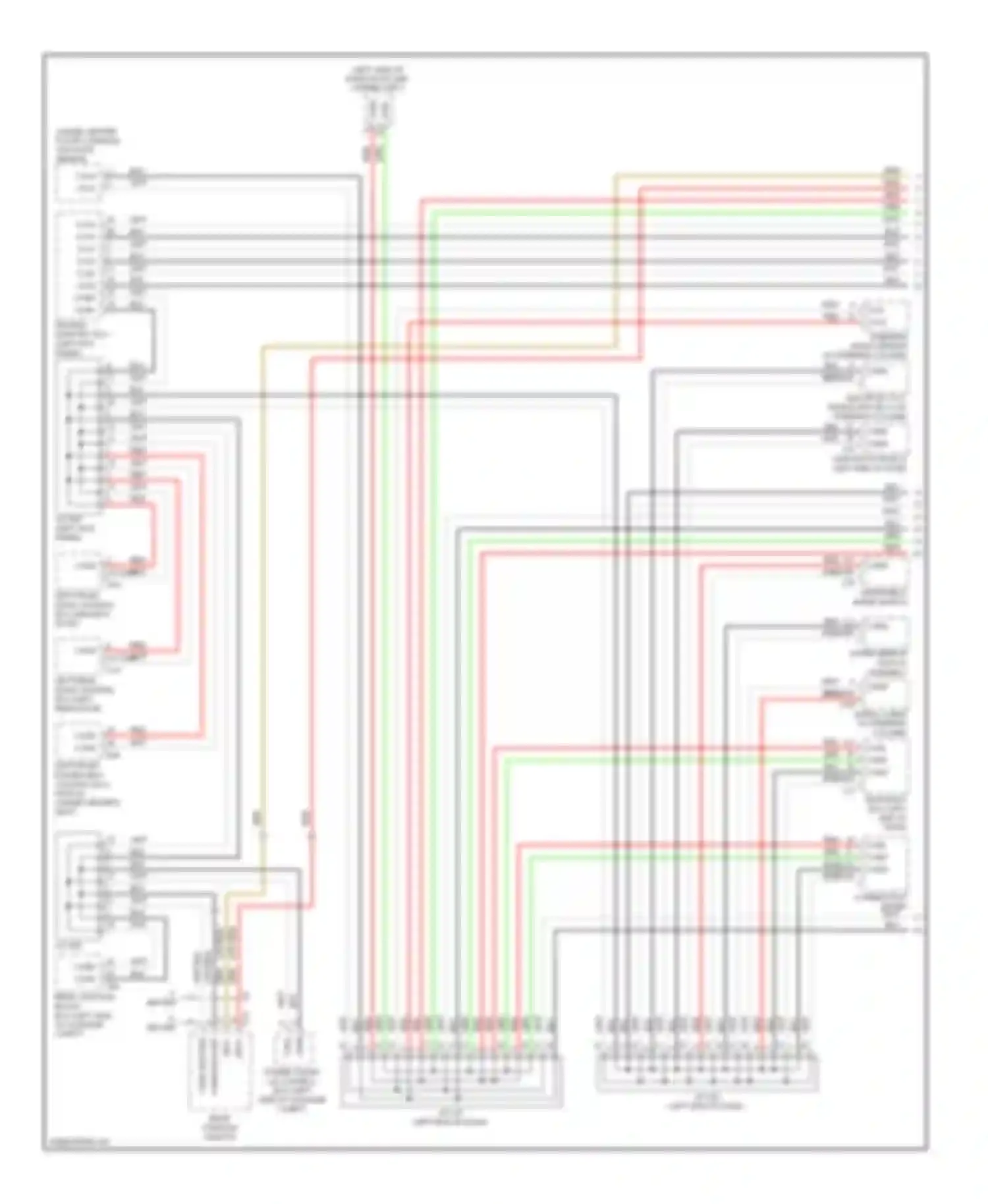 LS Lexus IV (2006-2012): High/low bus circuit (1 of 3)