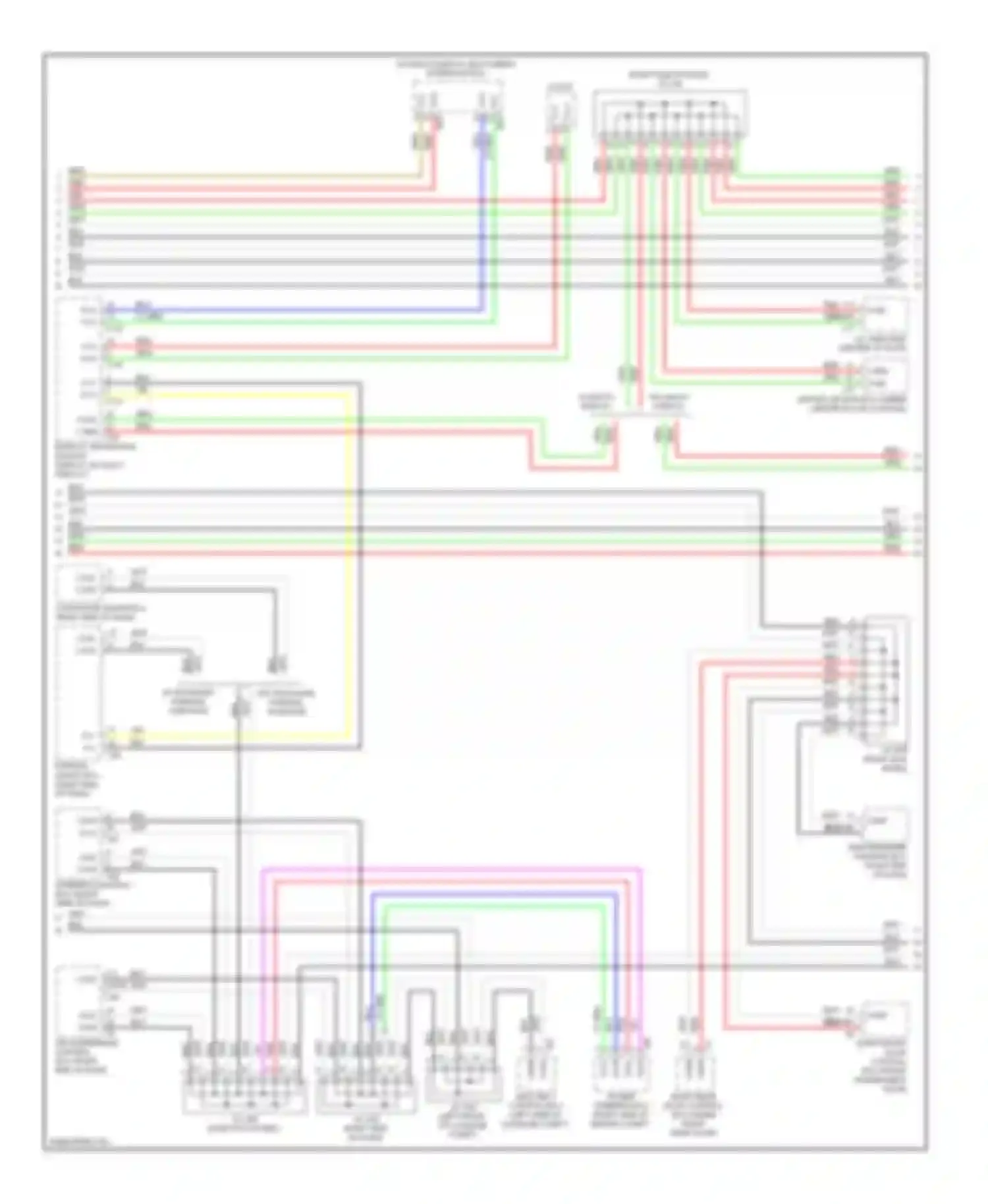 LS Lexus IV (2006-2012): High/low bus circuit (2 of 3)