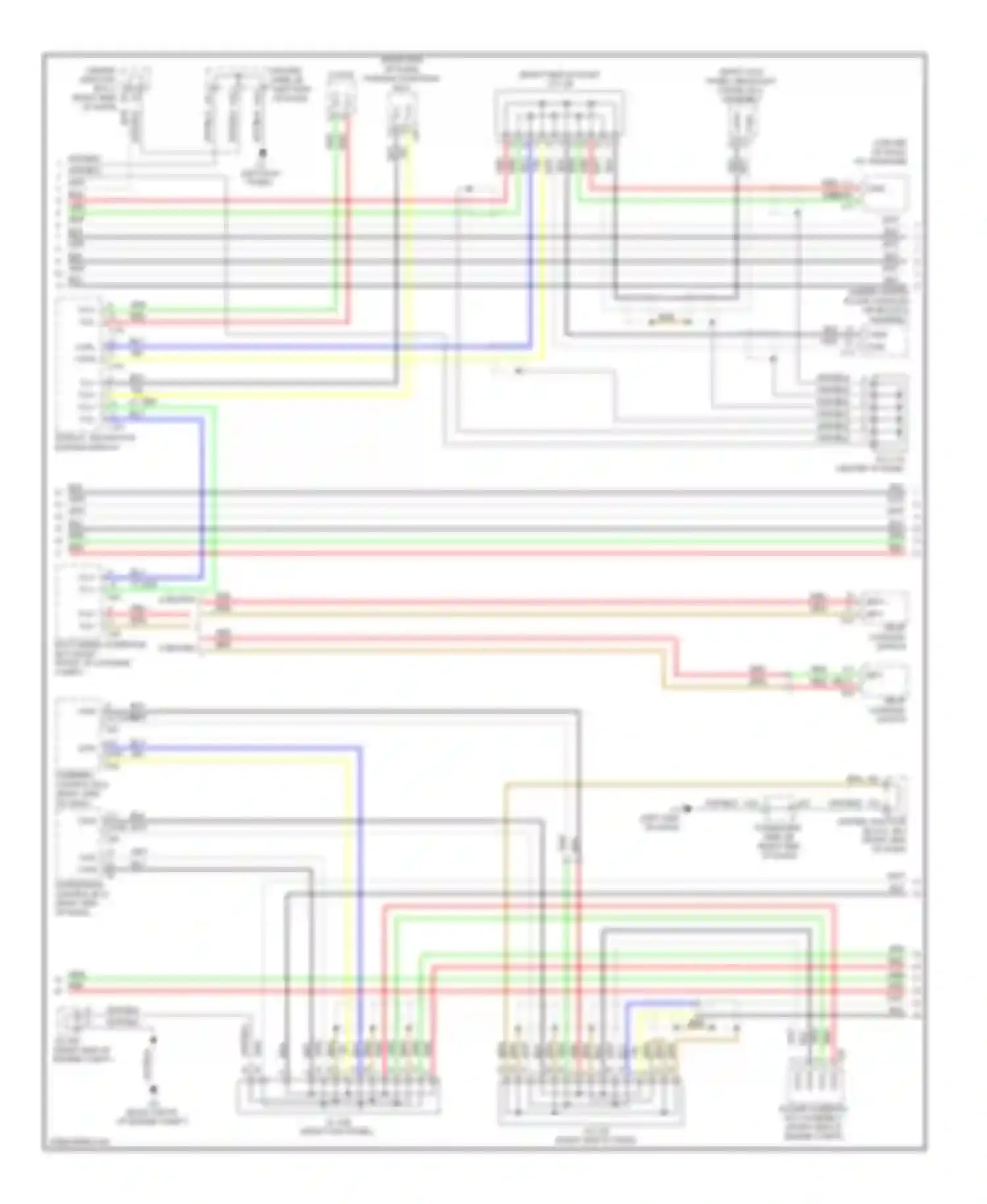LS Lexus IV (2006-2012): High/low bus circuit (2 of 5)